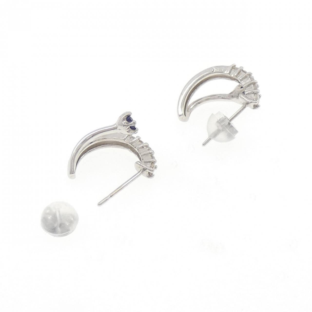 K14WG サファイヤ ピアス