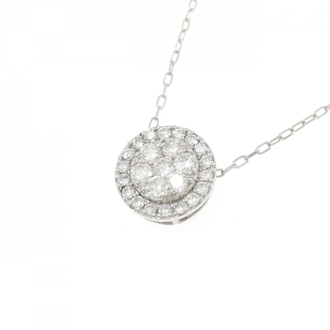 PT950/PT850 ダイヤモンド ネックレス 0.31CT
