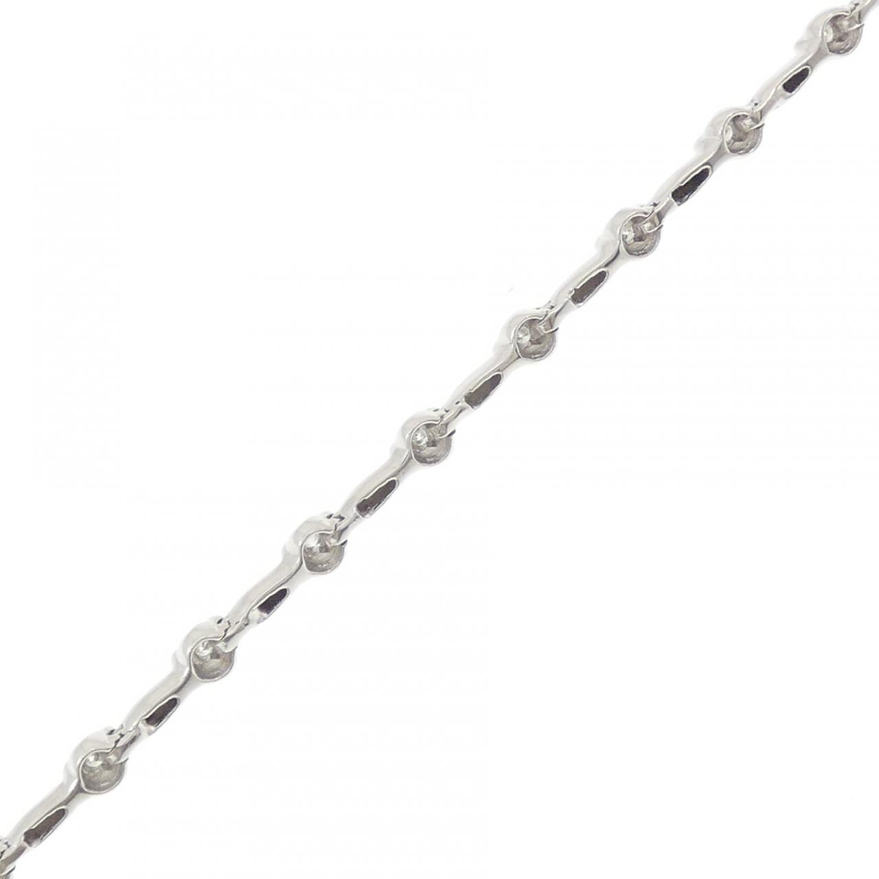 K18WG ダイヤモンド ブレスレット 0.40CT