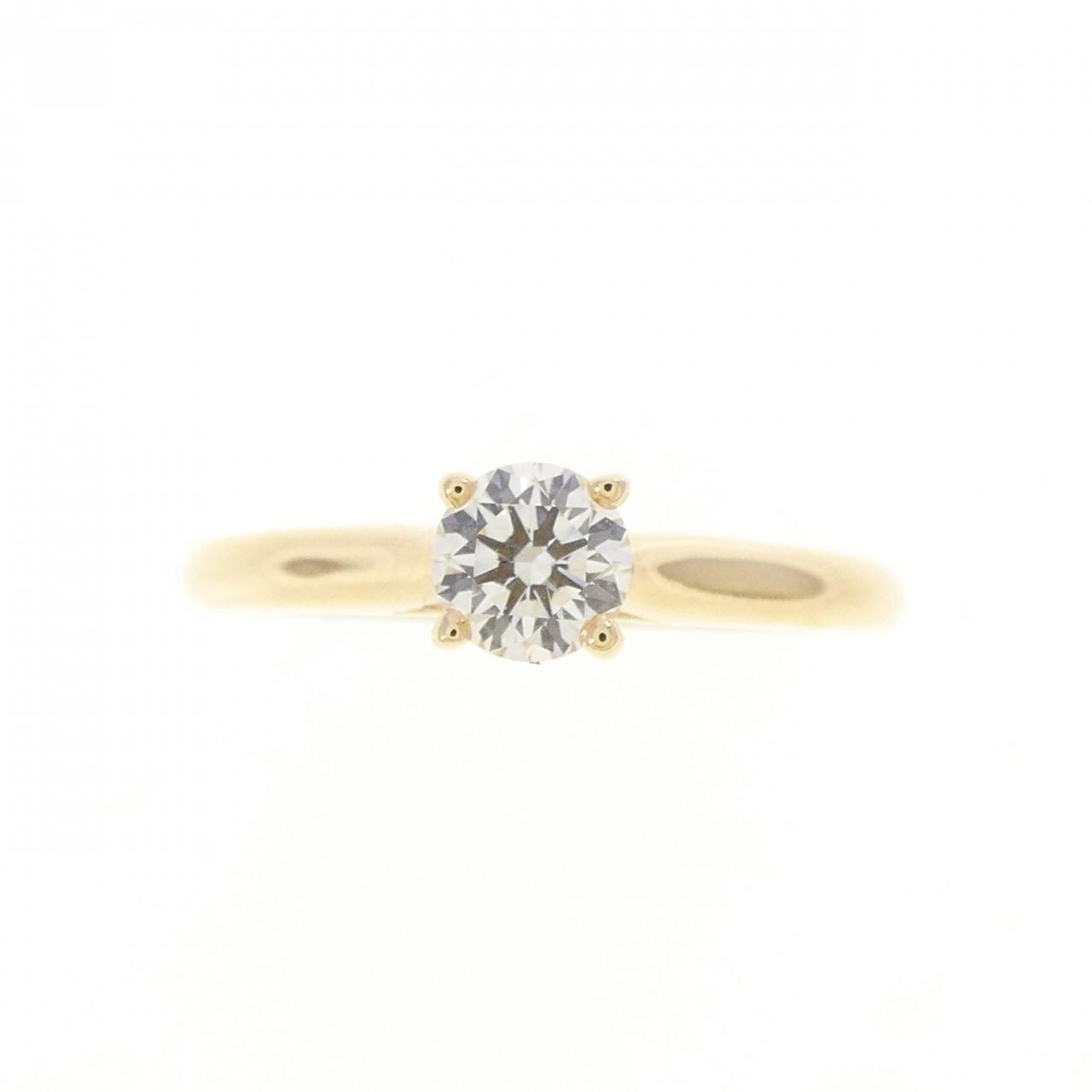 カルティエ ダイヤモンド リング 0.22CT E VS1 EXT