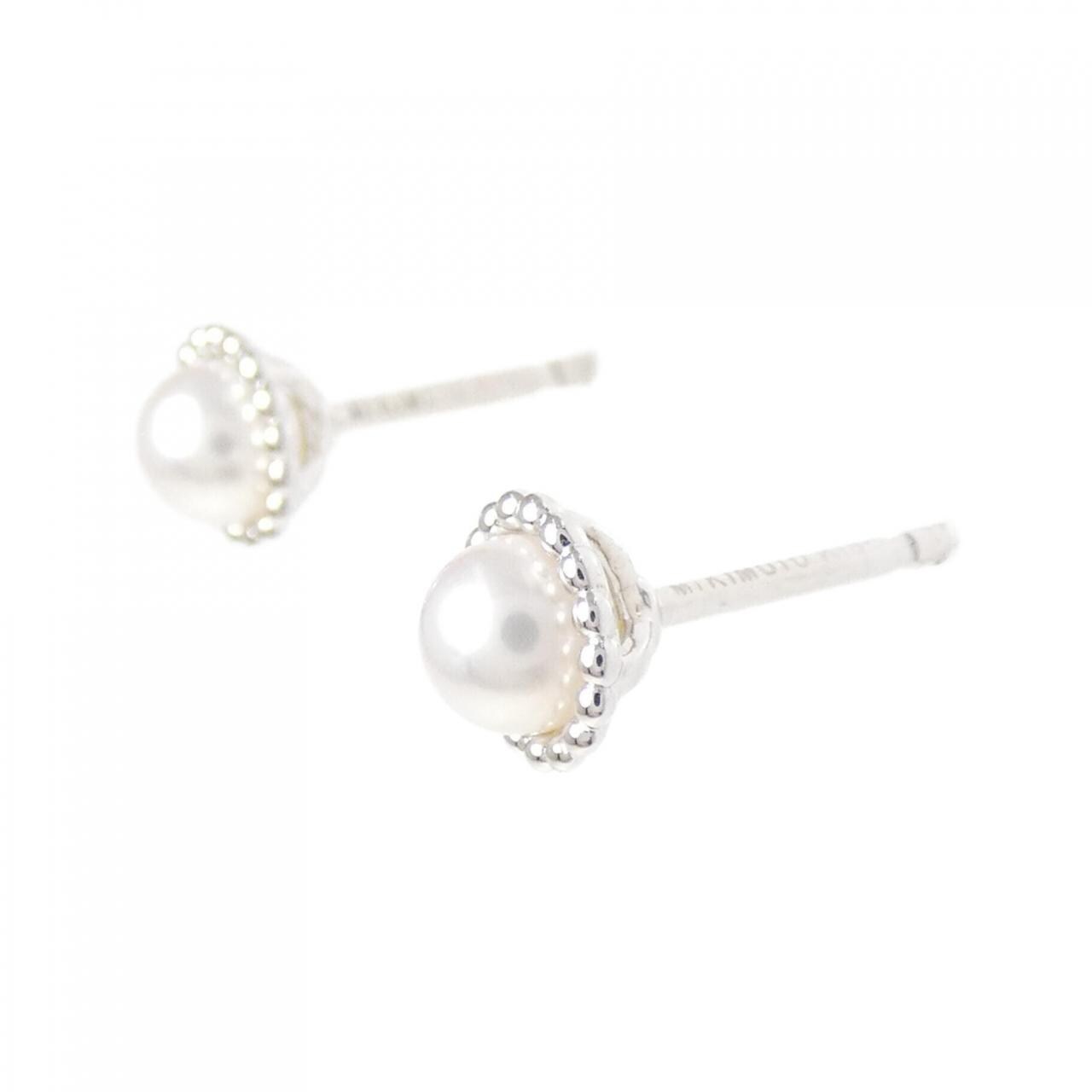 ミキモト アコヤパール ピアス 4mm