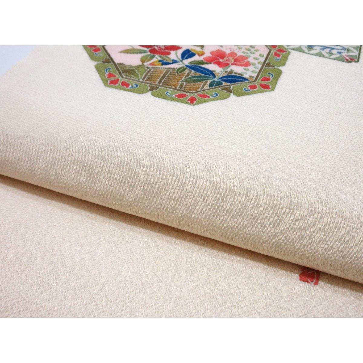 【未使用品】名古屋帯　ちりめん染帯