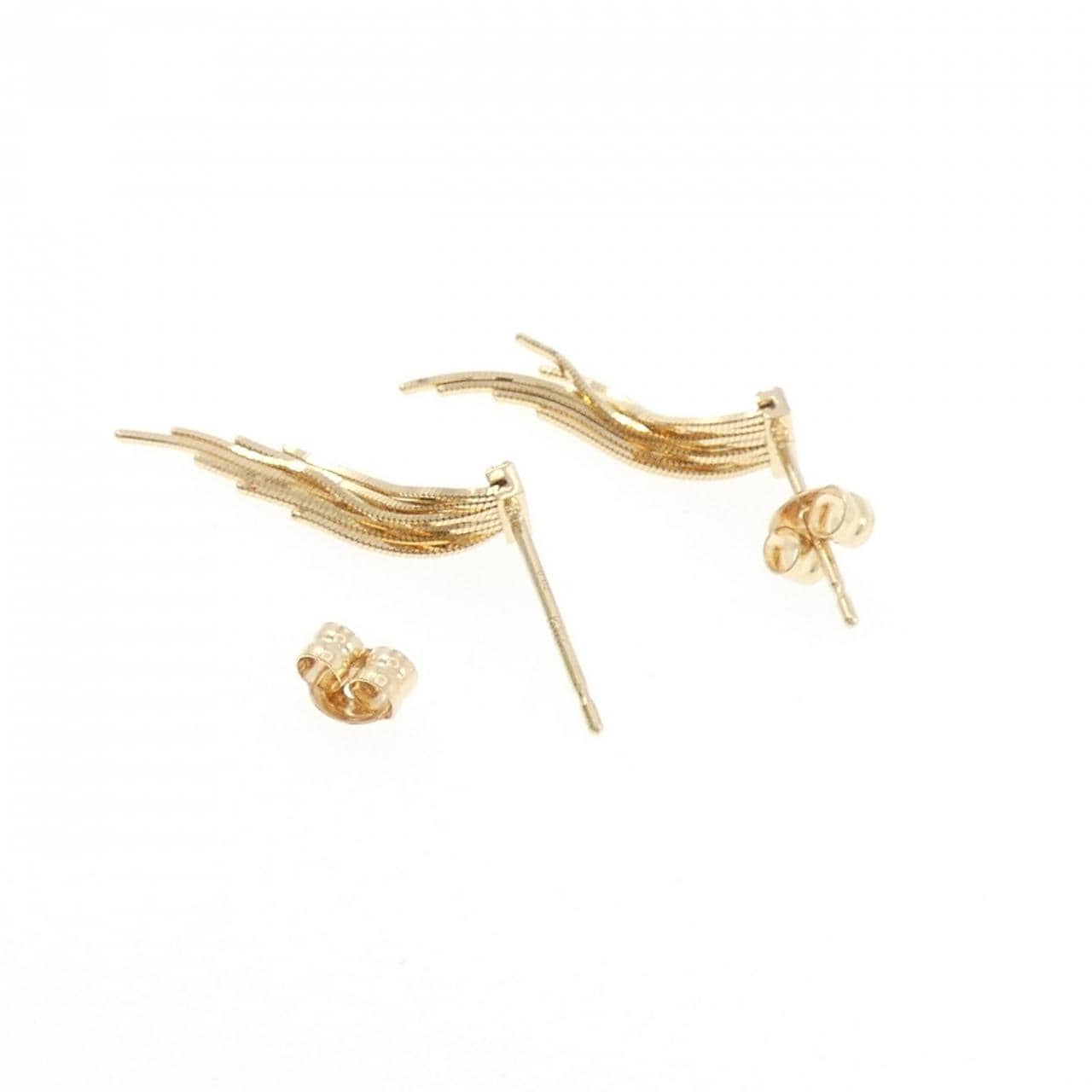 K18YG ダイヤモンド ピアス 0.04CT