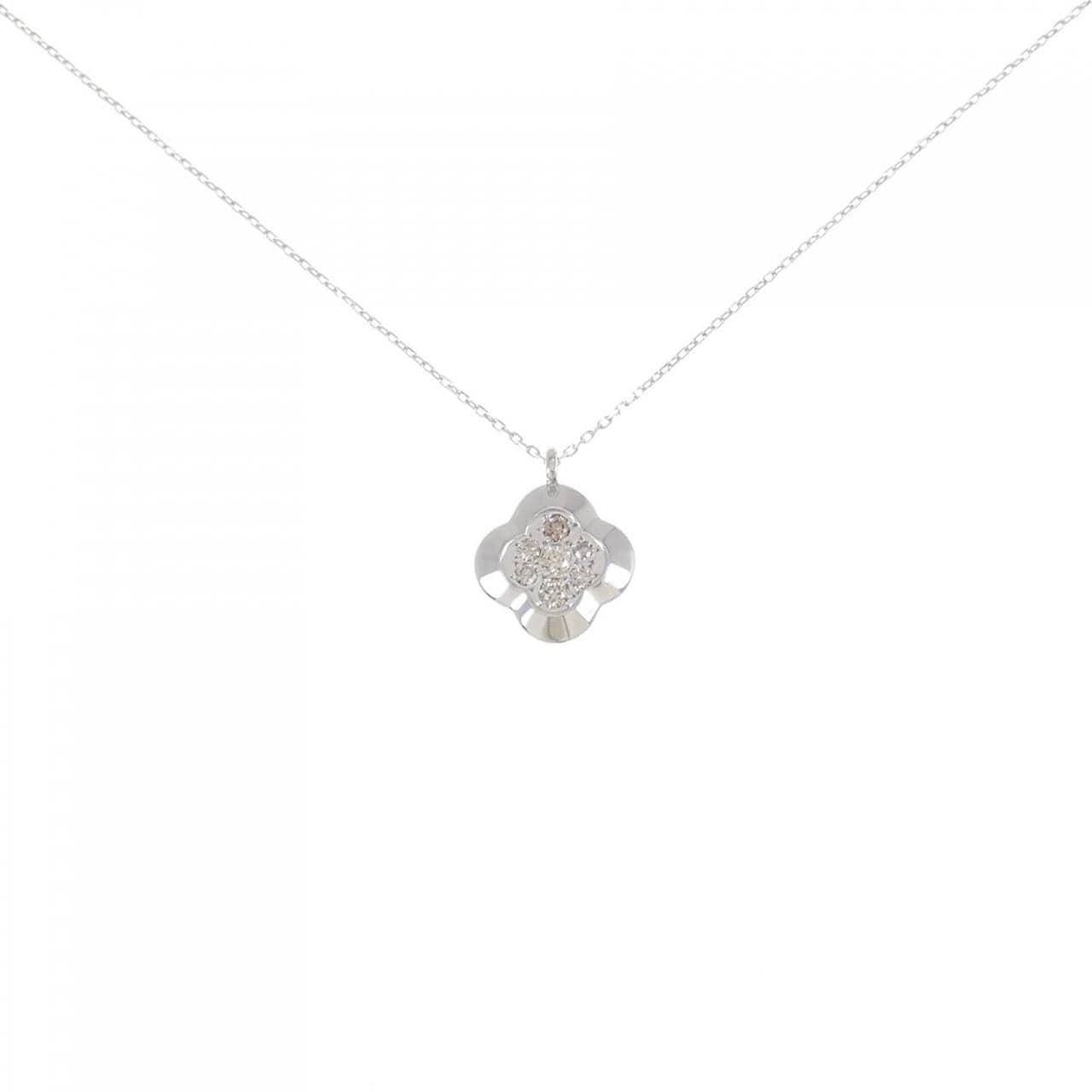 コメ兵｜カシケイ フラワー ダイヤモンドネックレス 0.13CT｜カシケイ