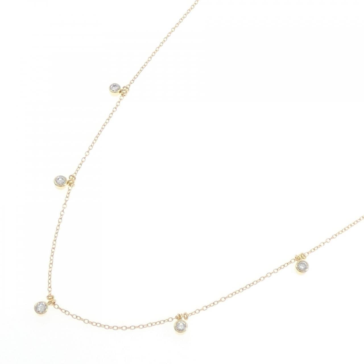 K18YG ダイヤモンド ネックレス 0.50CT