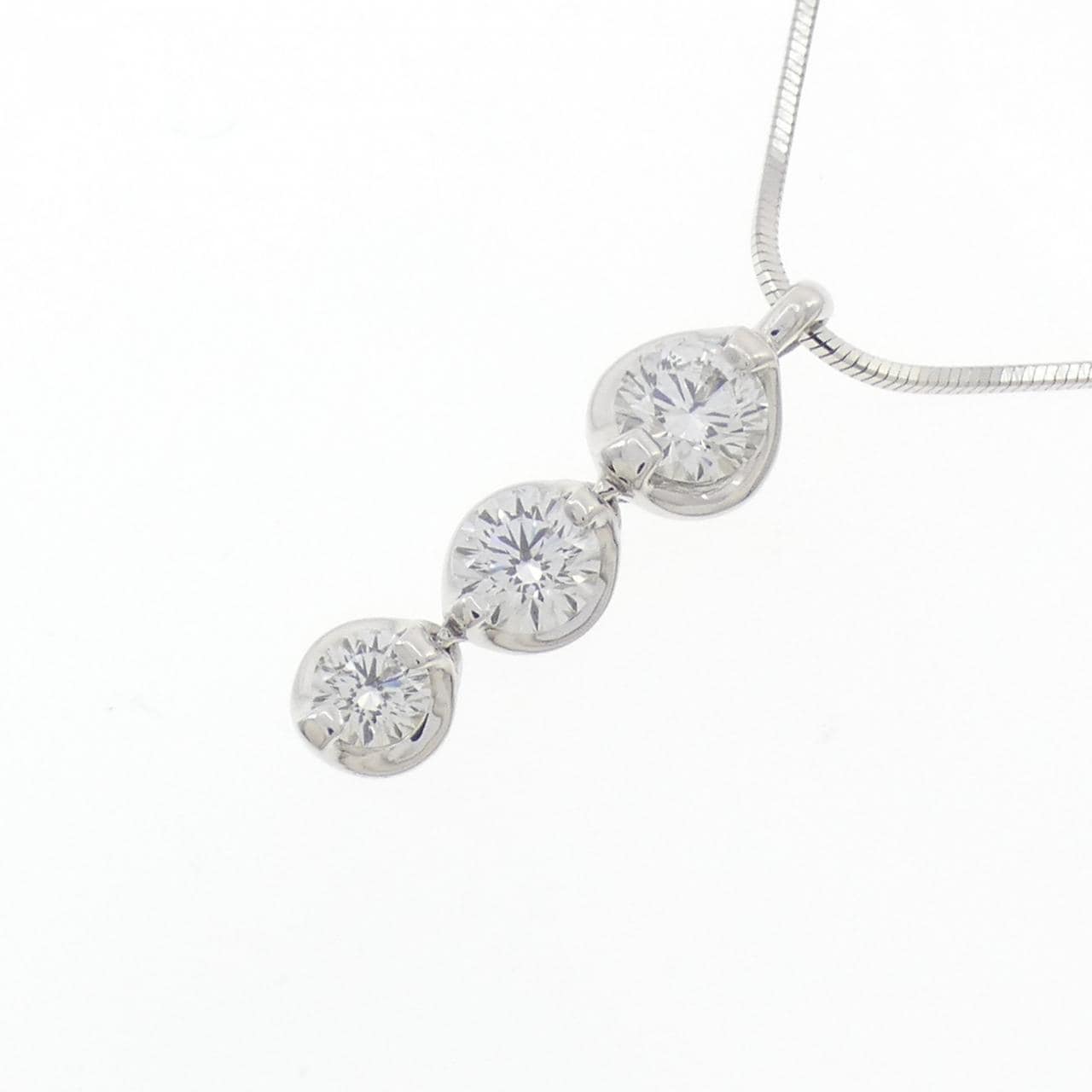 PT900/PT850 ダイヤモンド ネックレス 0.50CT