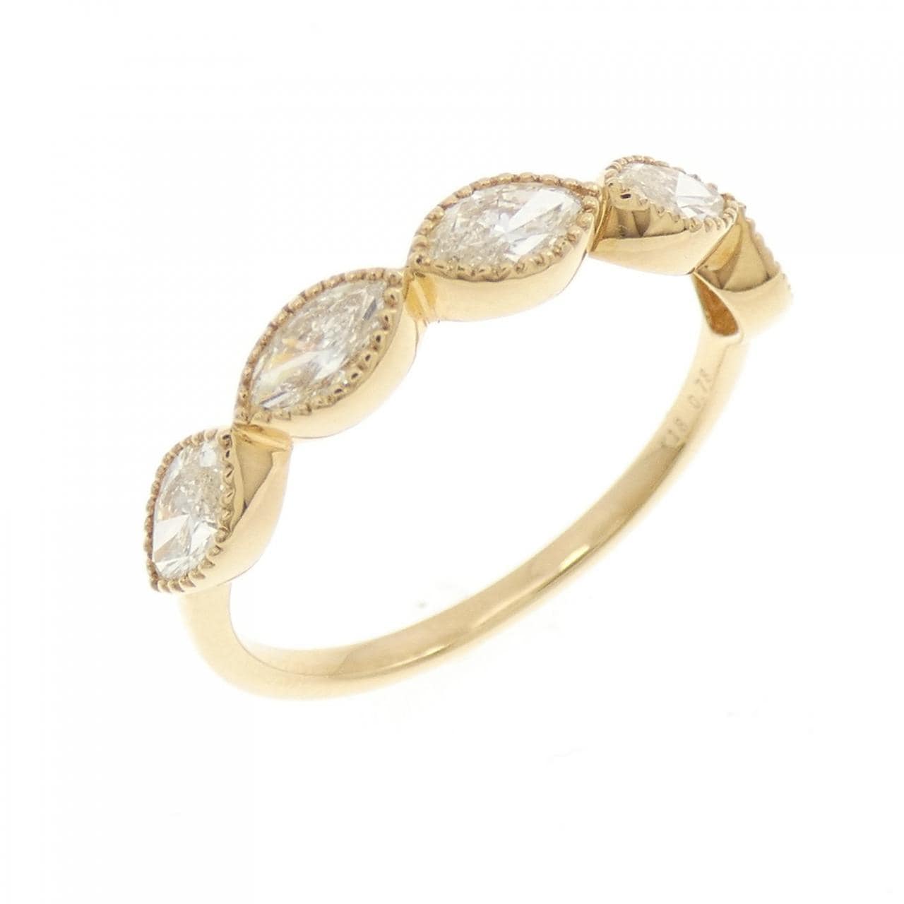 【新品】K18YG ダイヤモンド リング 0.78CT