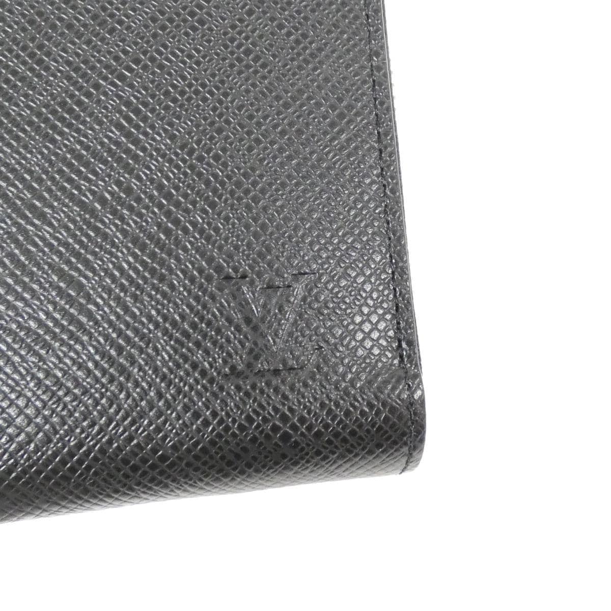 [未使用品] LOUIS VUITTON Taiga拉链錢包 橫向 M31071 錢包