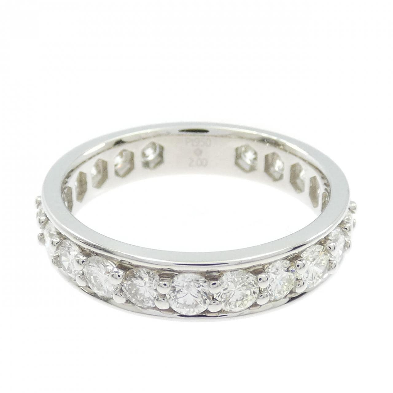 PT950 全钻永恒钻石，2.00克拉