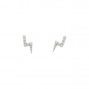 750WG/K18WG ダイヤモンド ピアス 0.10CT