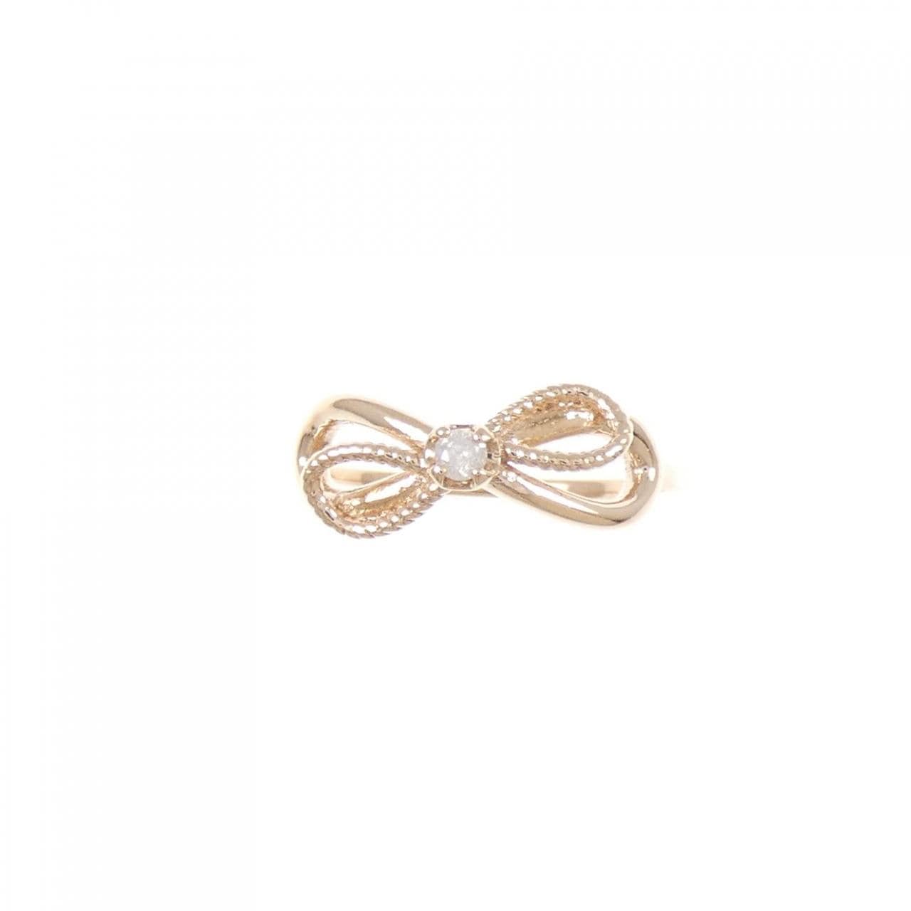 アガット ダイヤモンド リング 0.03CT