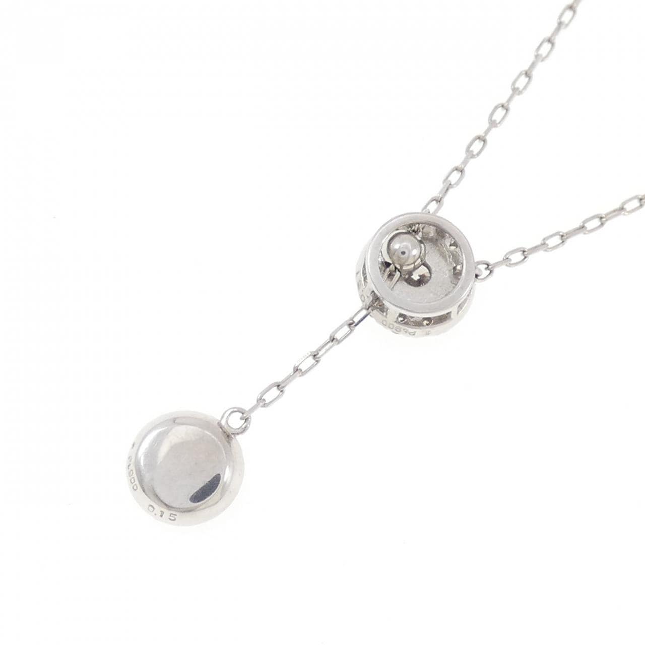 PT900/PT850 ダイヤモンド ネックレス 0.36CT