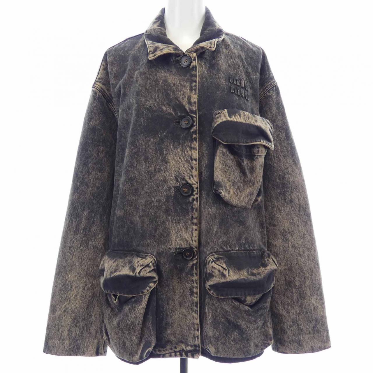 ミュウミュウ MIU MIU GWB174 S231 121H デニムジャケット