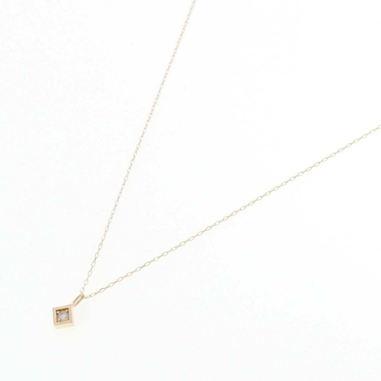 K10YG ダイヤモンド ネックレス 0.03CT