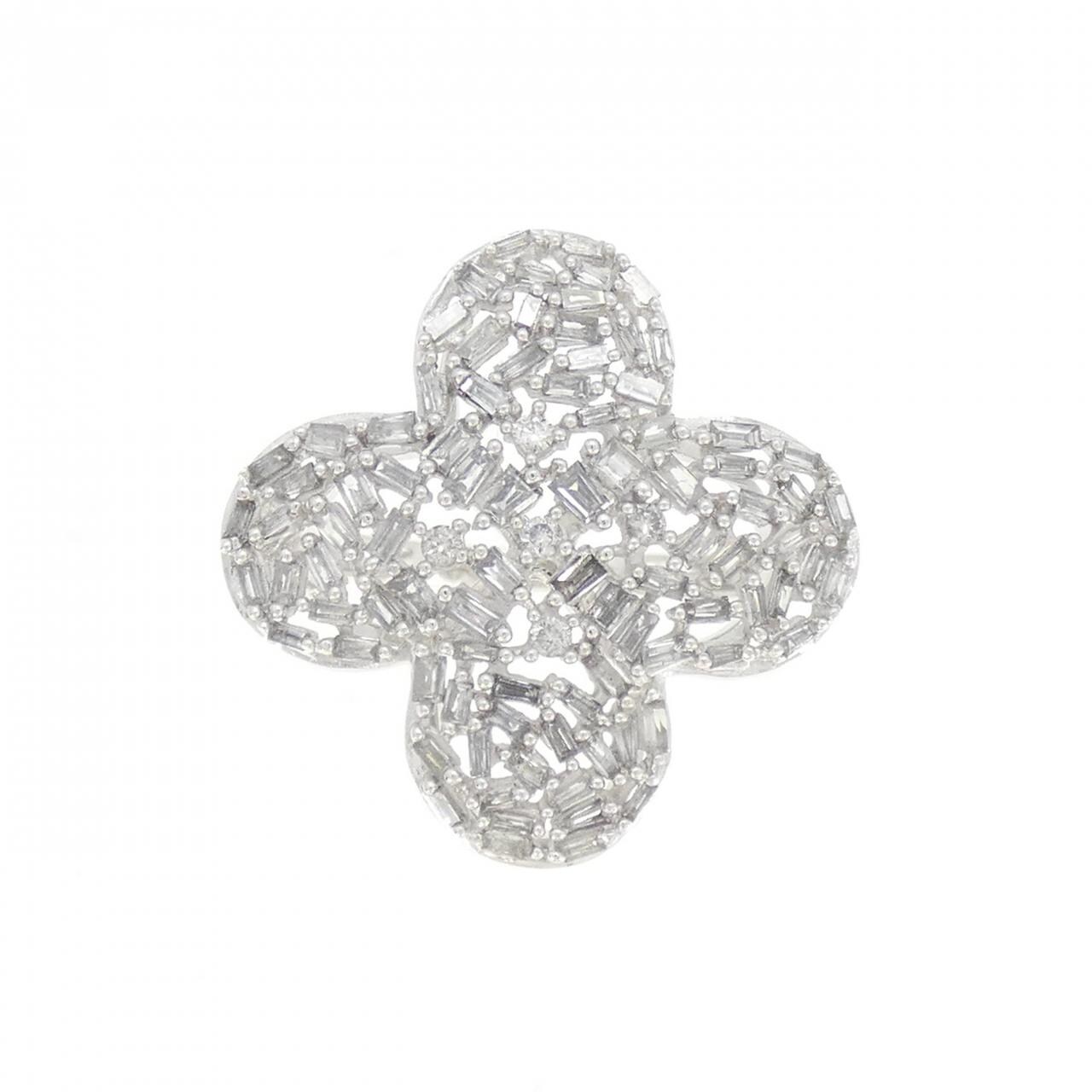 K18WG ダイヤモンド リング 0.50CT