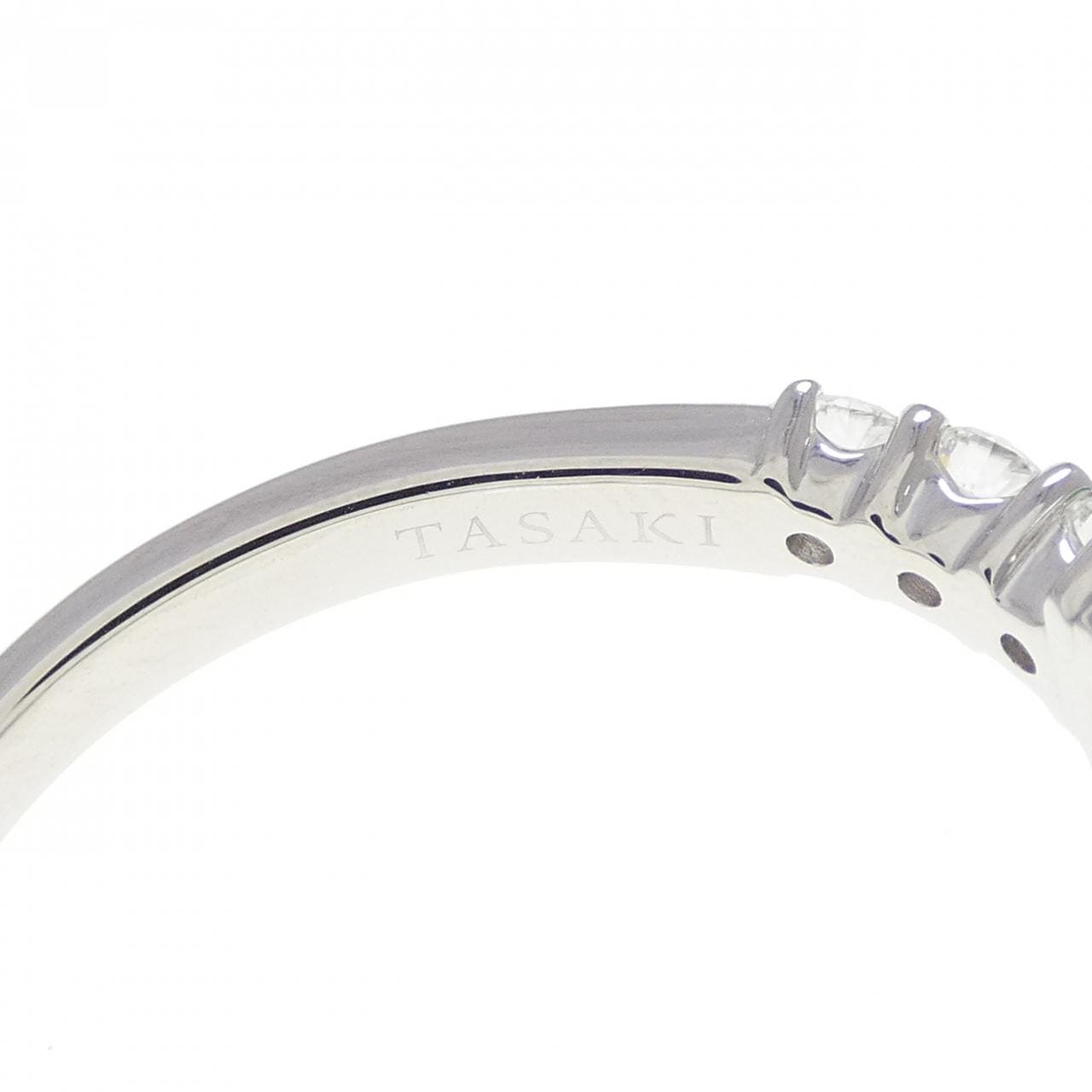 タサキ ハート エメラルド リング 0.90CT