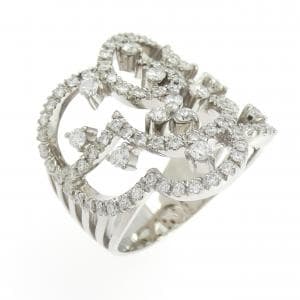 750WG ダイヤモンド リング