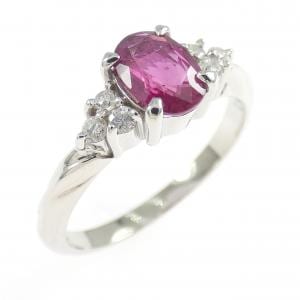 PT900 ルビー リング 0.84CT
