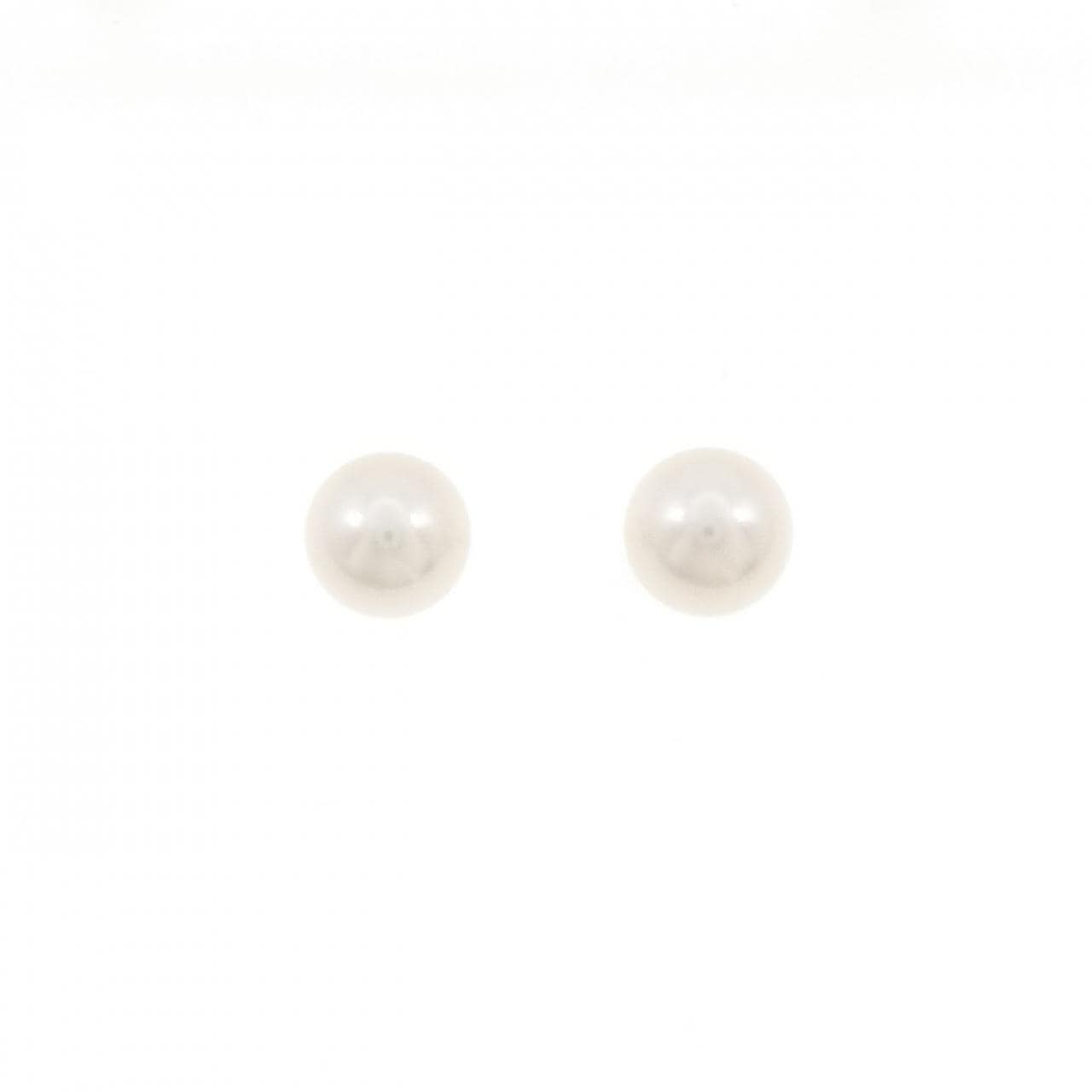 K14WG アコヤパール ピアス 7.8mm