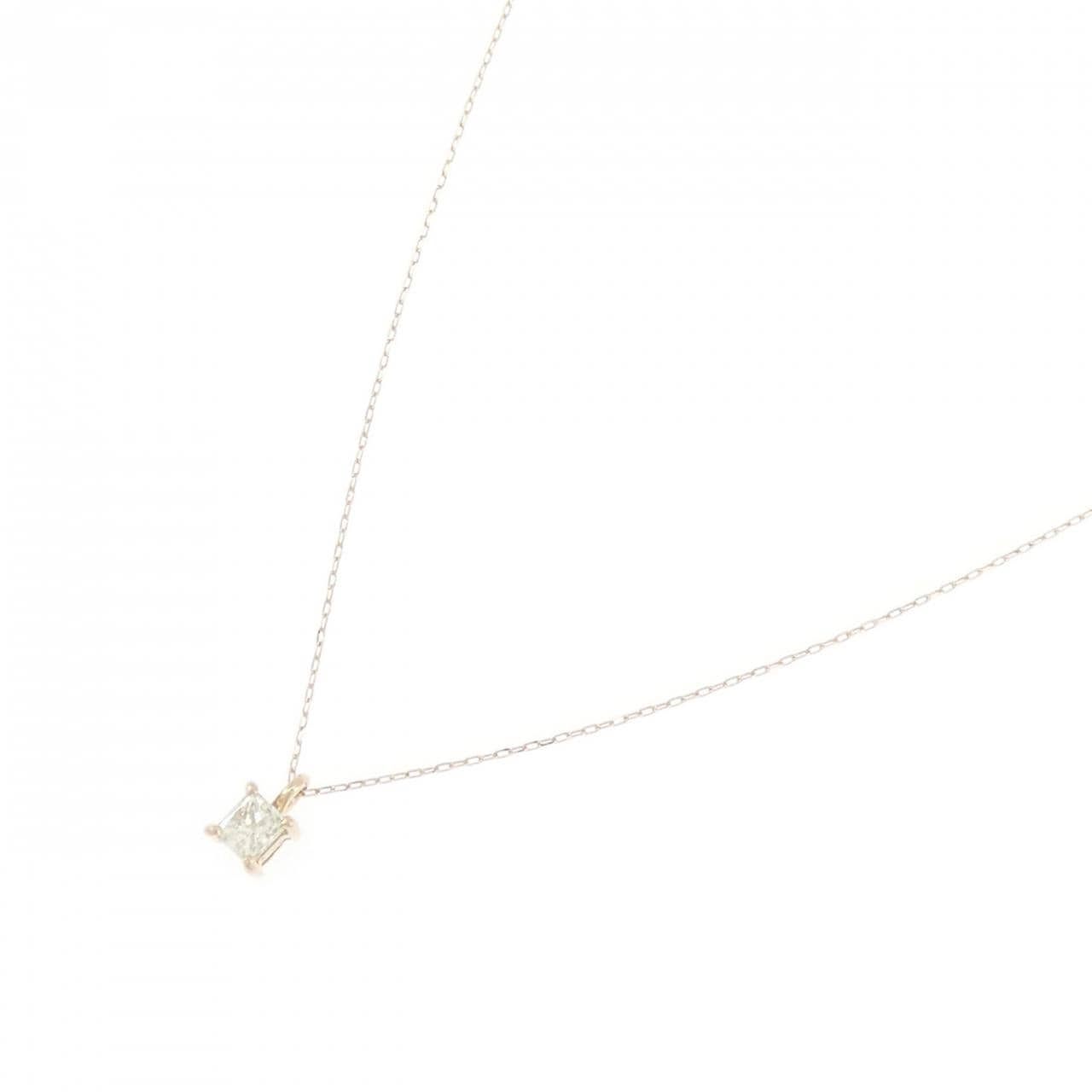 K18PG ダイヤモンド ネックレス 0.15CT