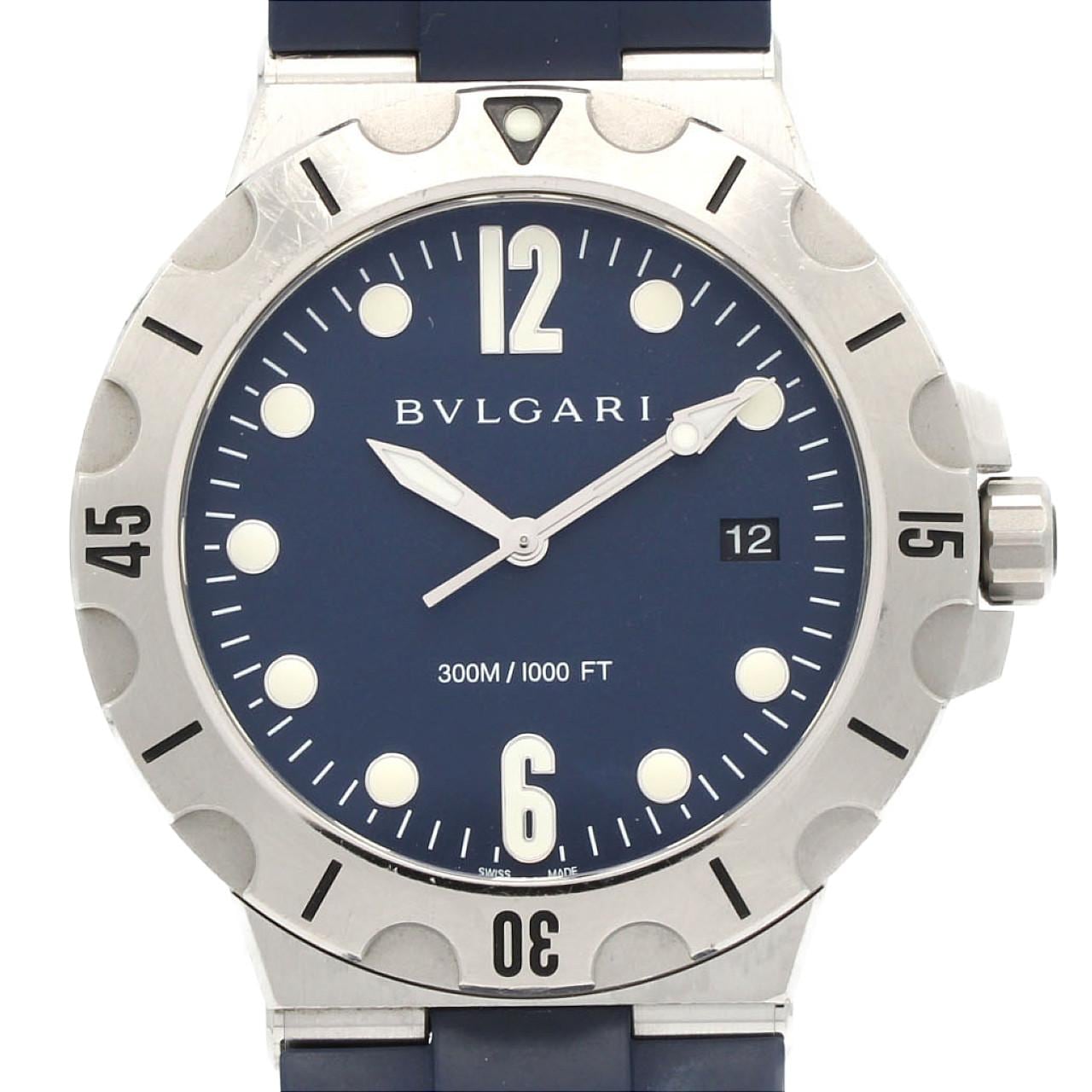 【ノーメンテナンス還元価格】ブルガリ ディアゴノスクーバ DP41SSD/DP41C3SVSD SS 自動巻