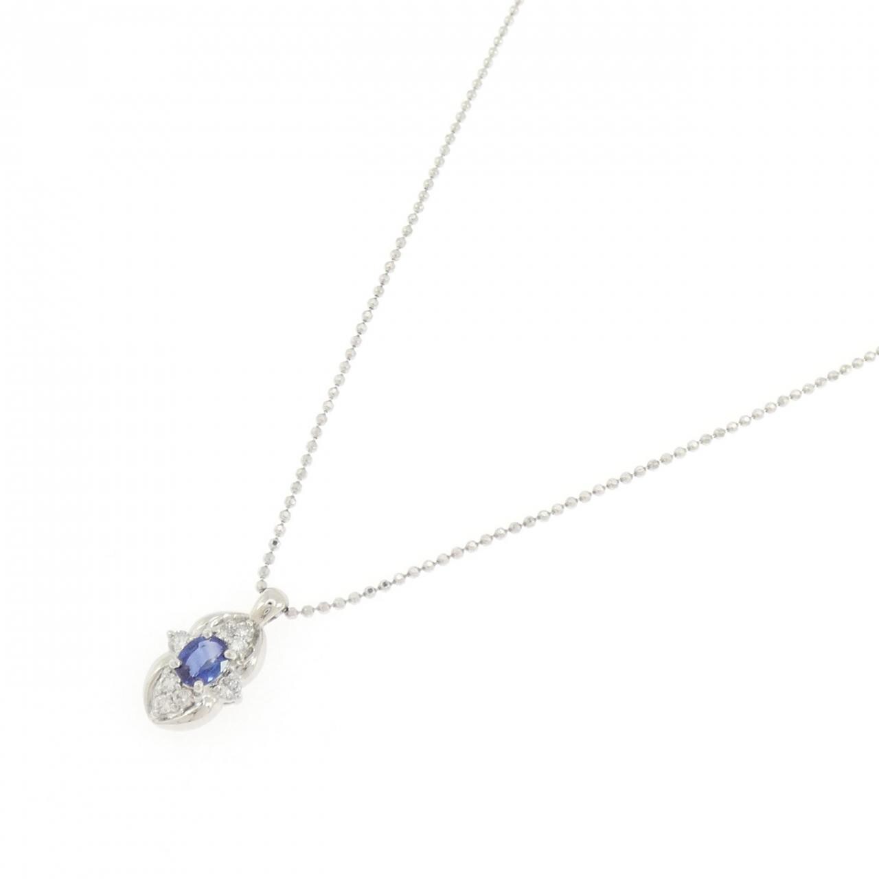 PT900/PT850 サファイヤ ネックレス 0.39CT