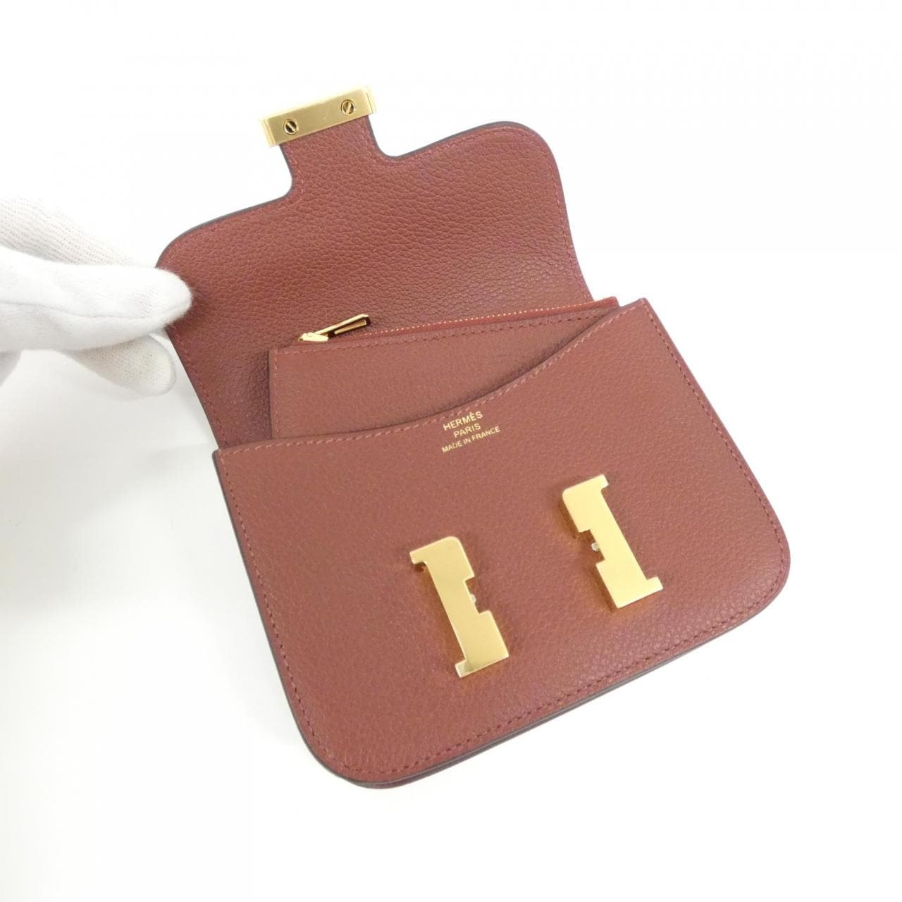 [未使用品] HERMES Constance Slim 082214CC 钱包