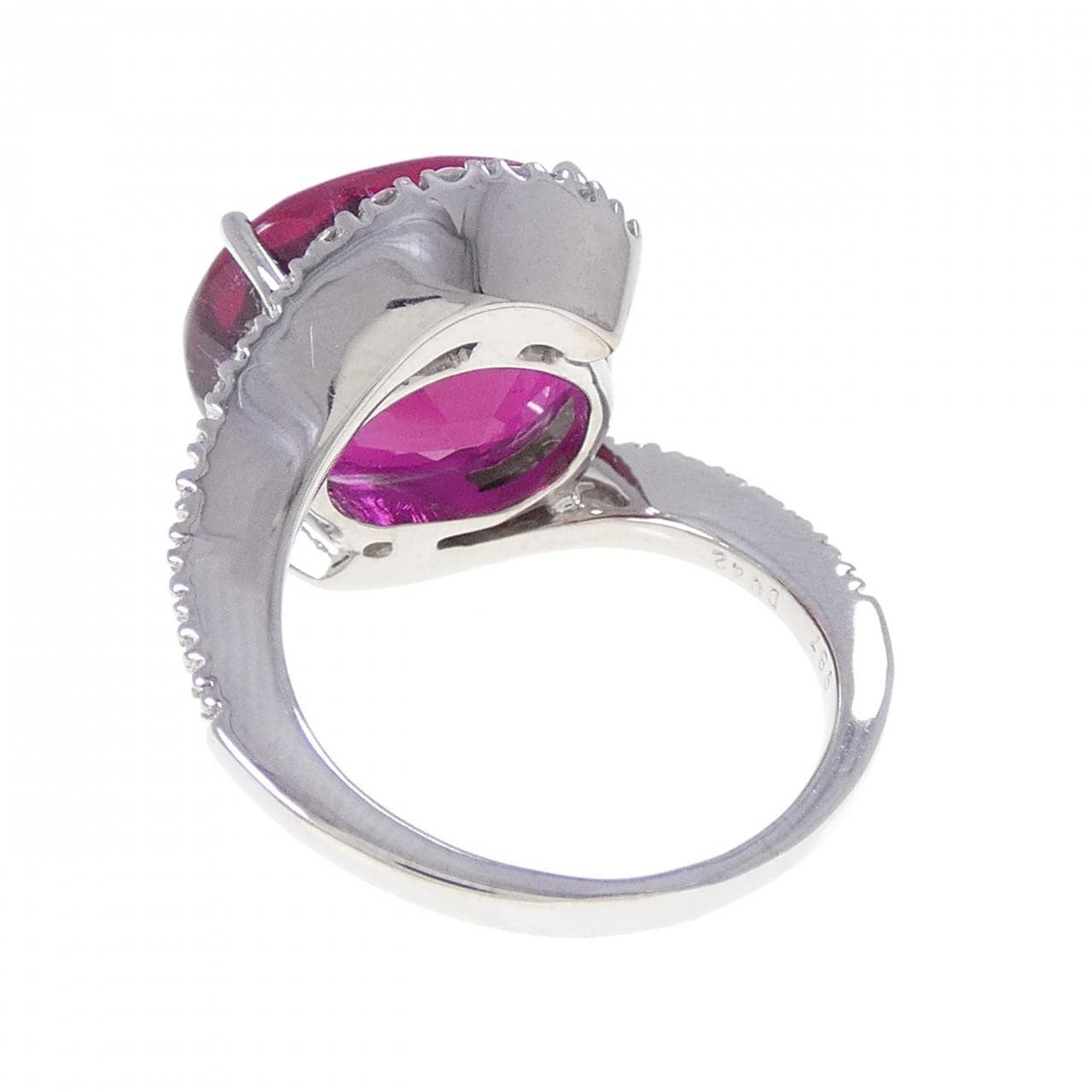 750WG ルベライトトルマリン リング 9.87CT