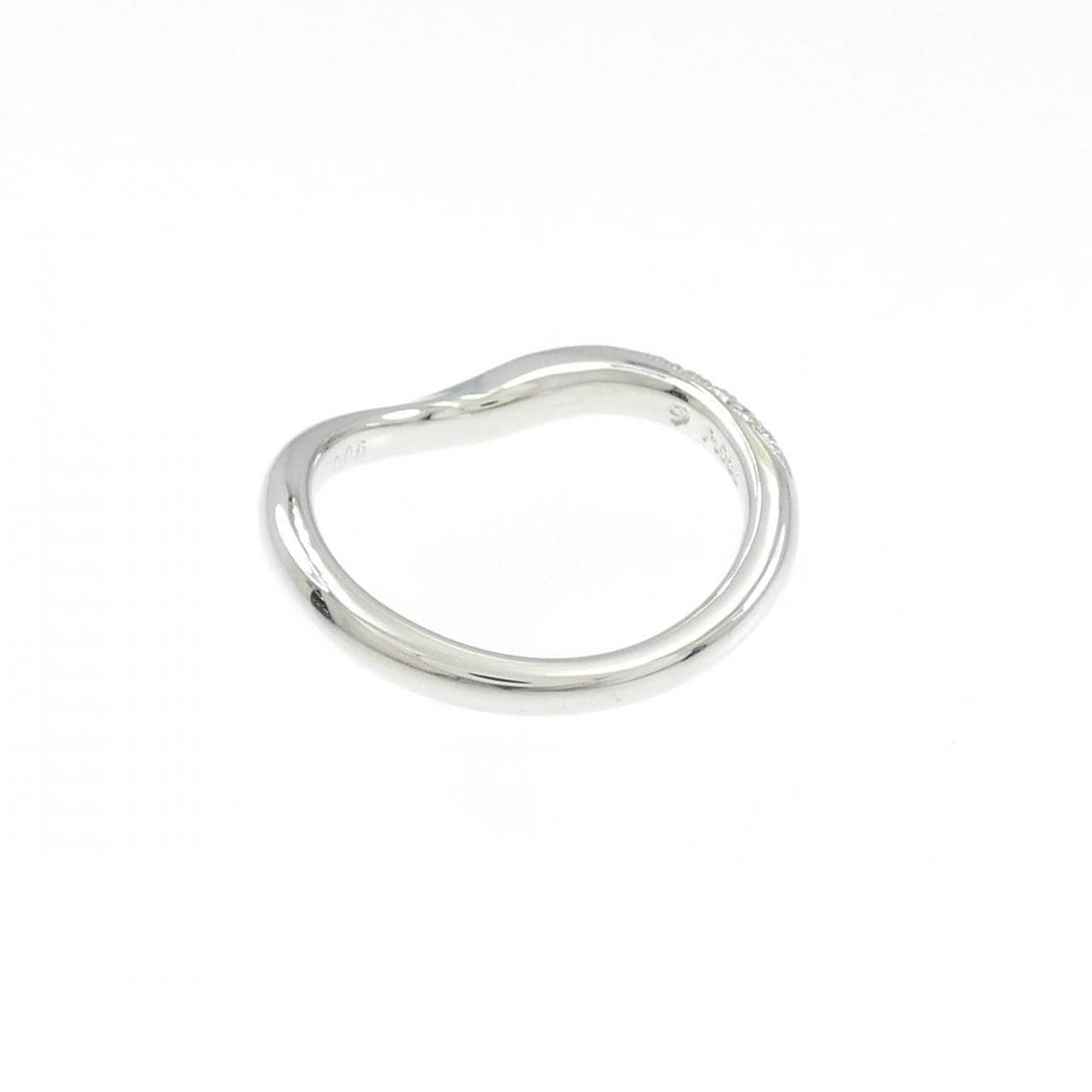 PT950 ダイヤモンド ピンキーリング 0.06CT