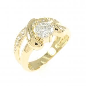 K18YG ダイヤモンド リング 0.50CT