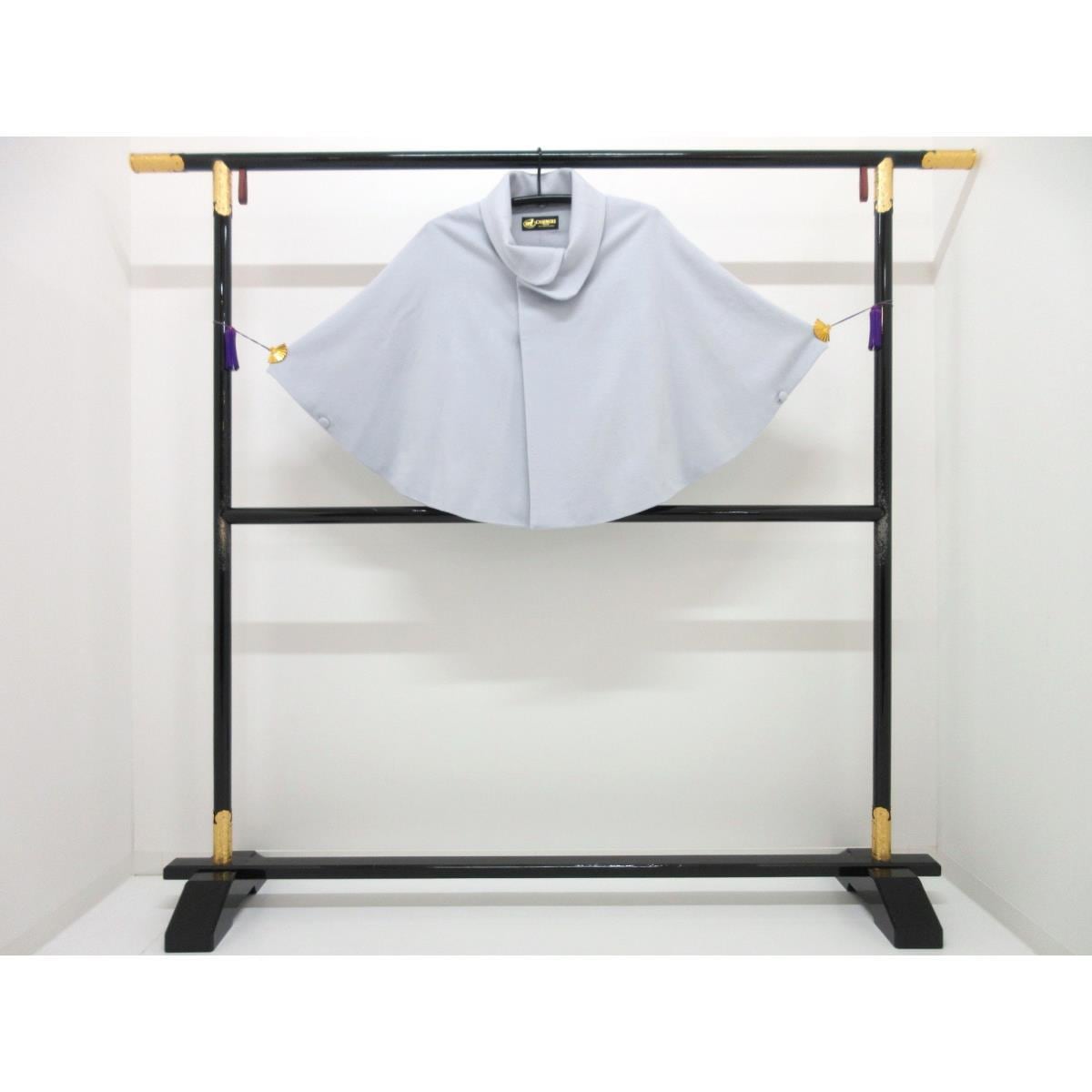 【新品】ケープ カシミヤ混ウール ロール衿