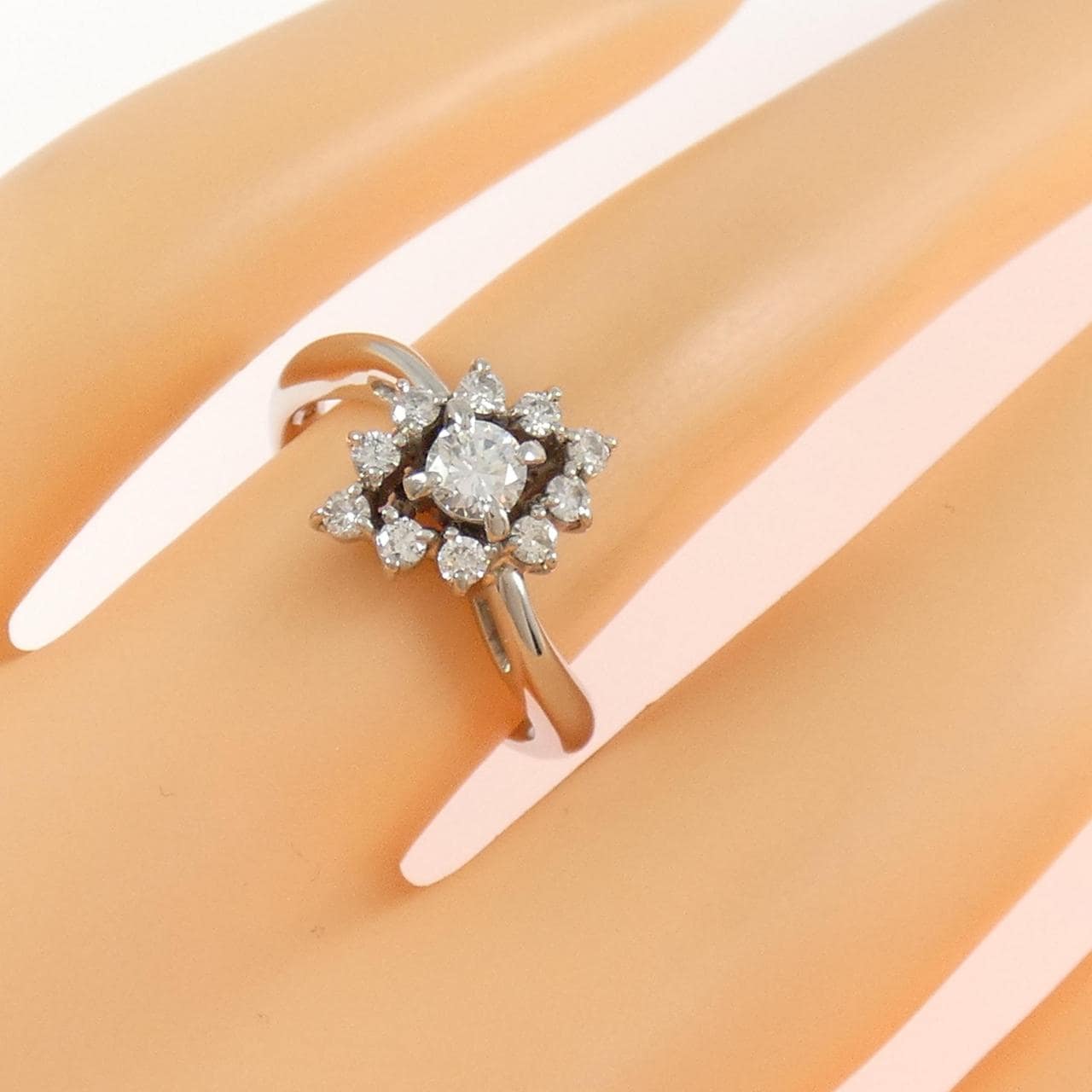 PT900 ダイヤモンド リング 0.20CT