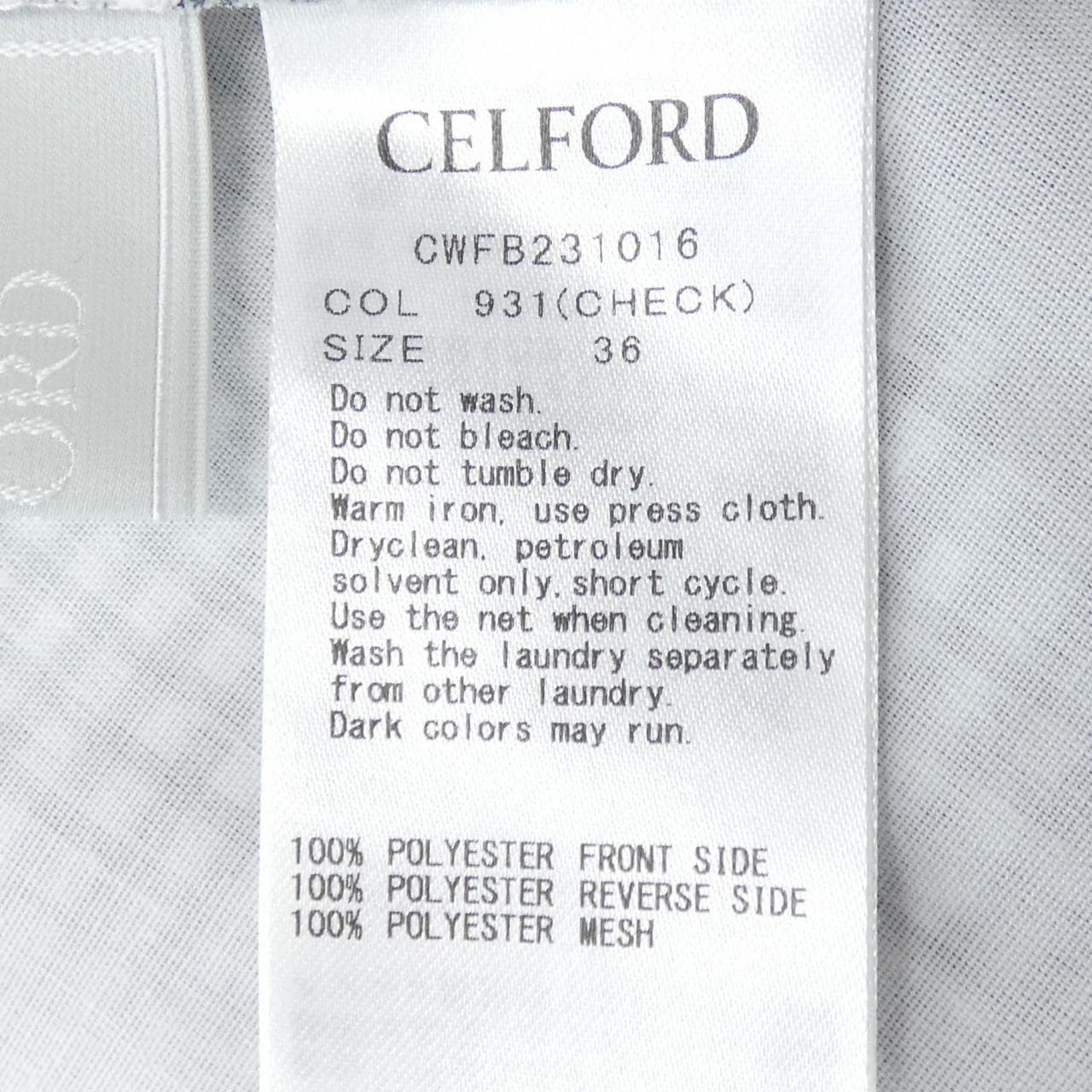 セルフォード CELFORD トップス