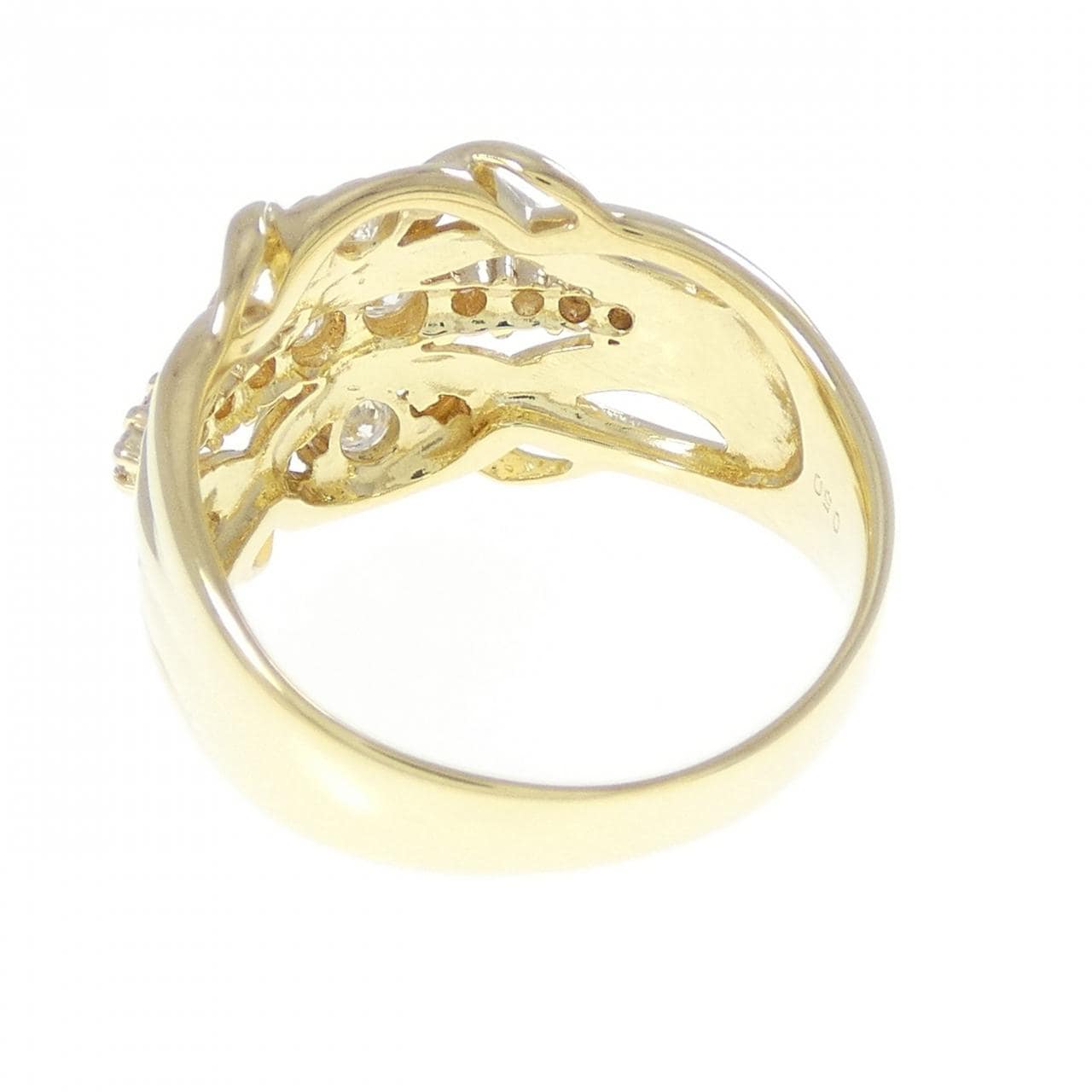 K18YG ダイヤモンド リング 0.50CT