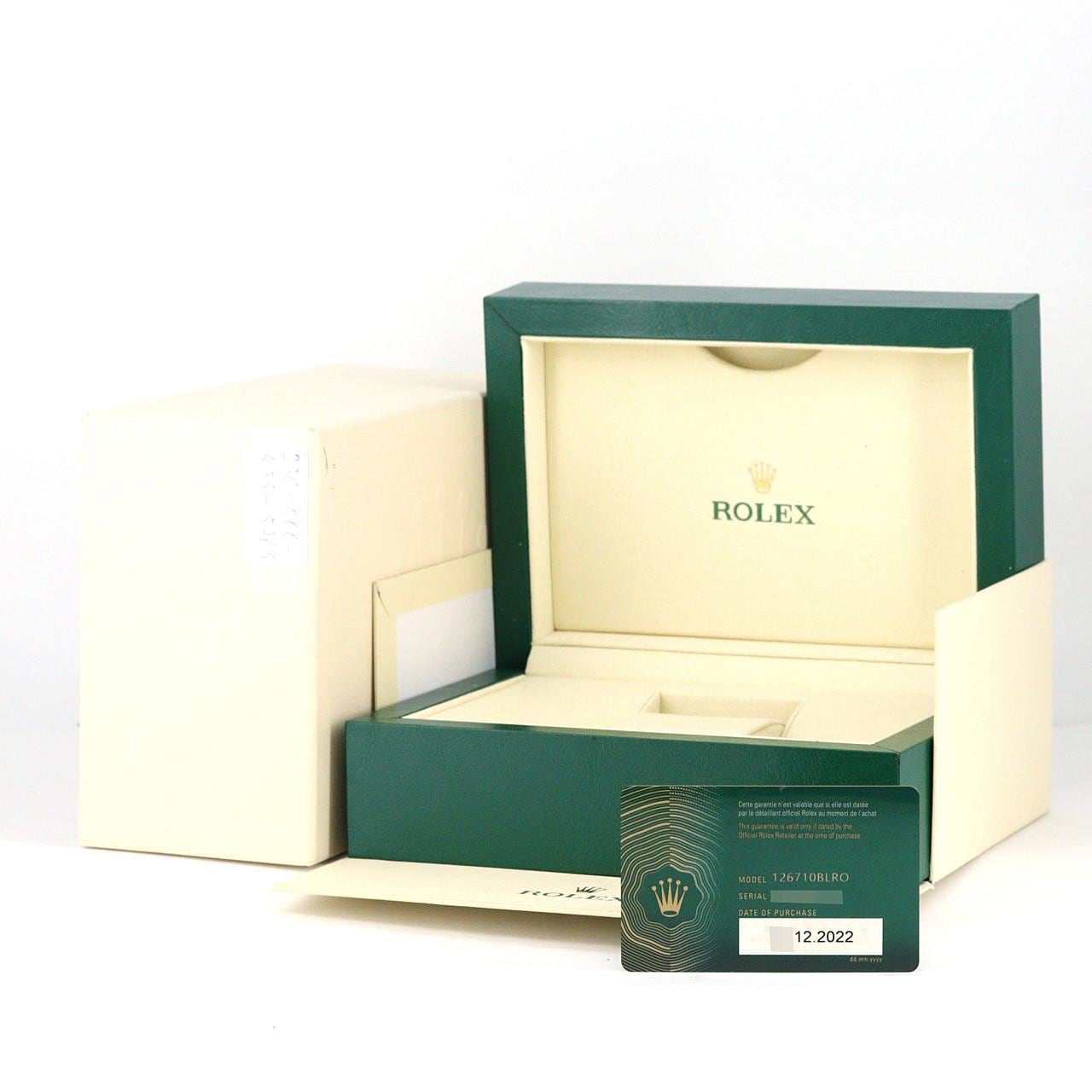 ロレックス GMTマスターⅡ 126710BLRO･3 SS 自動巻 ランダム番