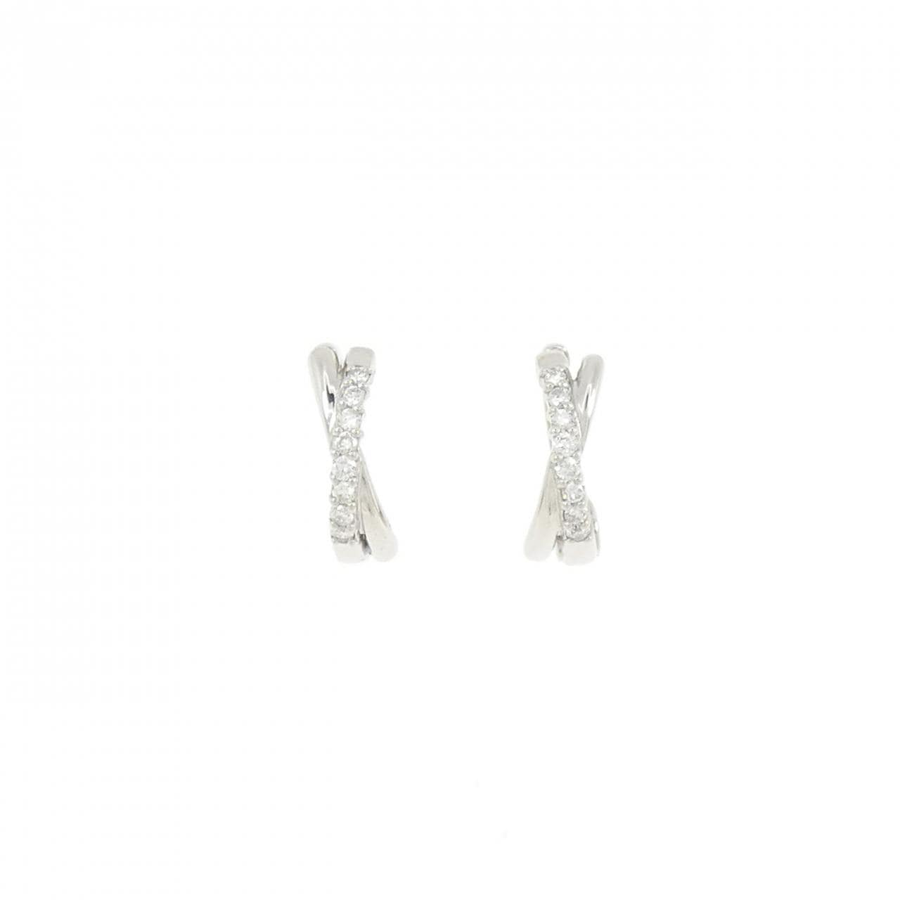 ジーエスティービー ダイヤモンド イヤリング 0.08CT
