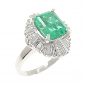 PT900 エメラルド リング 3.52CT コロンビア産