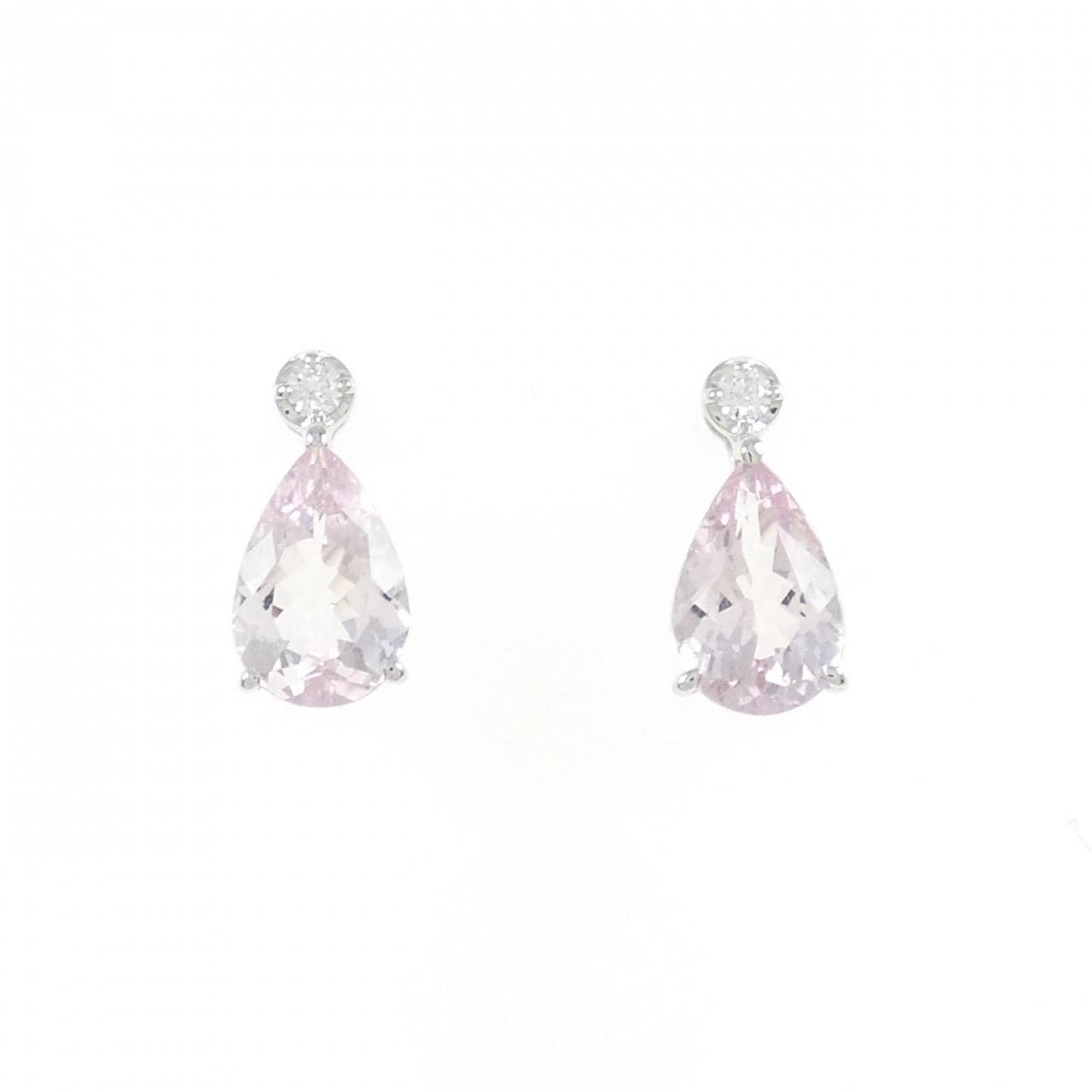 PT Morganite Earrings 2.00CT