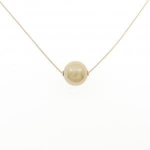 K18YG 白蝶パール ネックレス 11.8mm