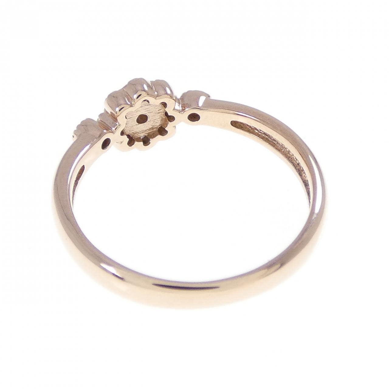 K10PG ダイヤモンド ピンキーリング 0.07CT