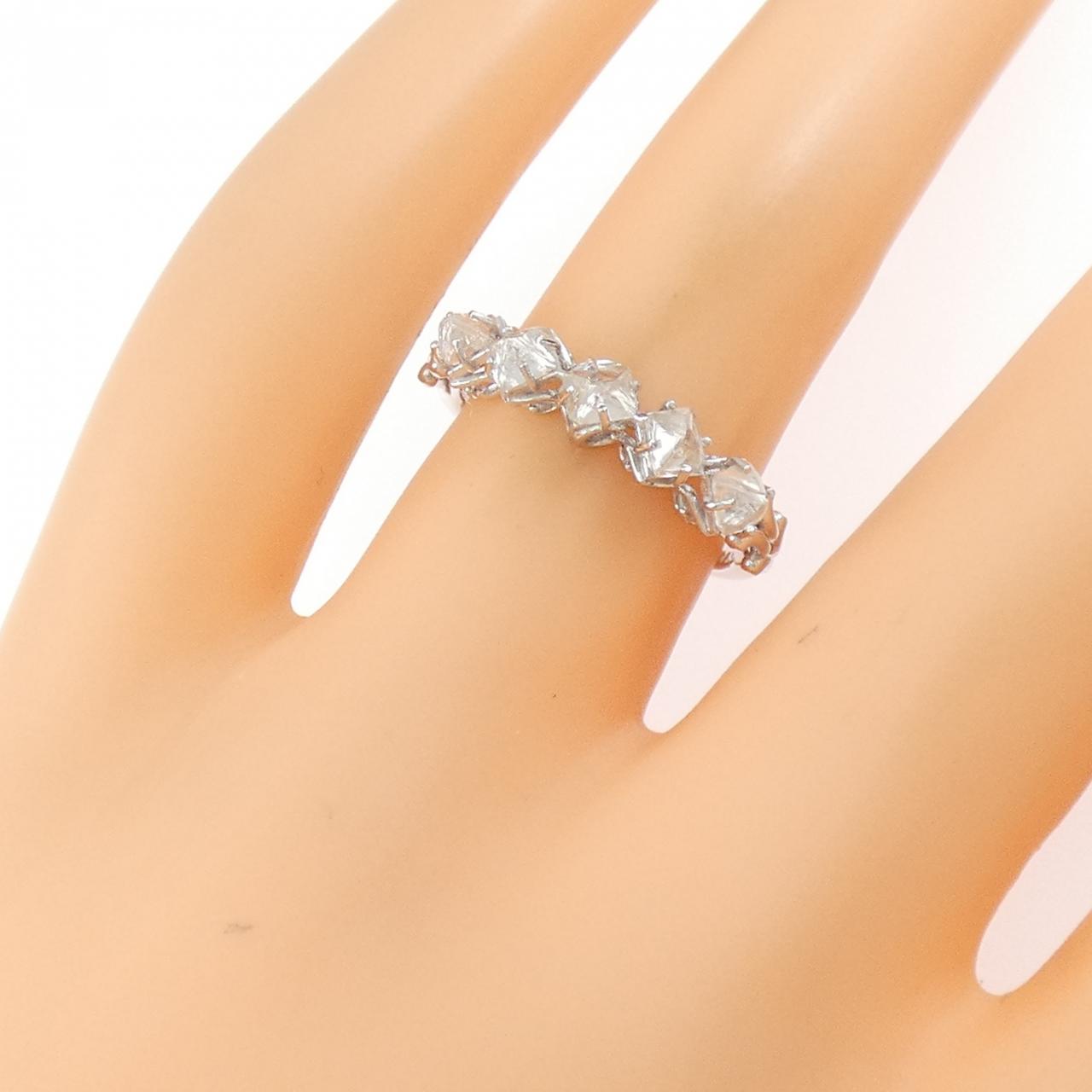 K18WG ダイヤモンド リング 0.50CT