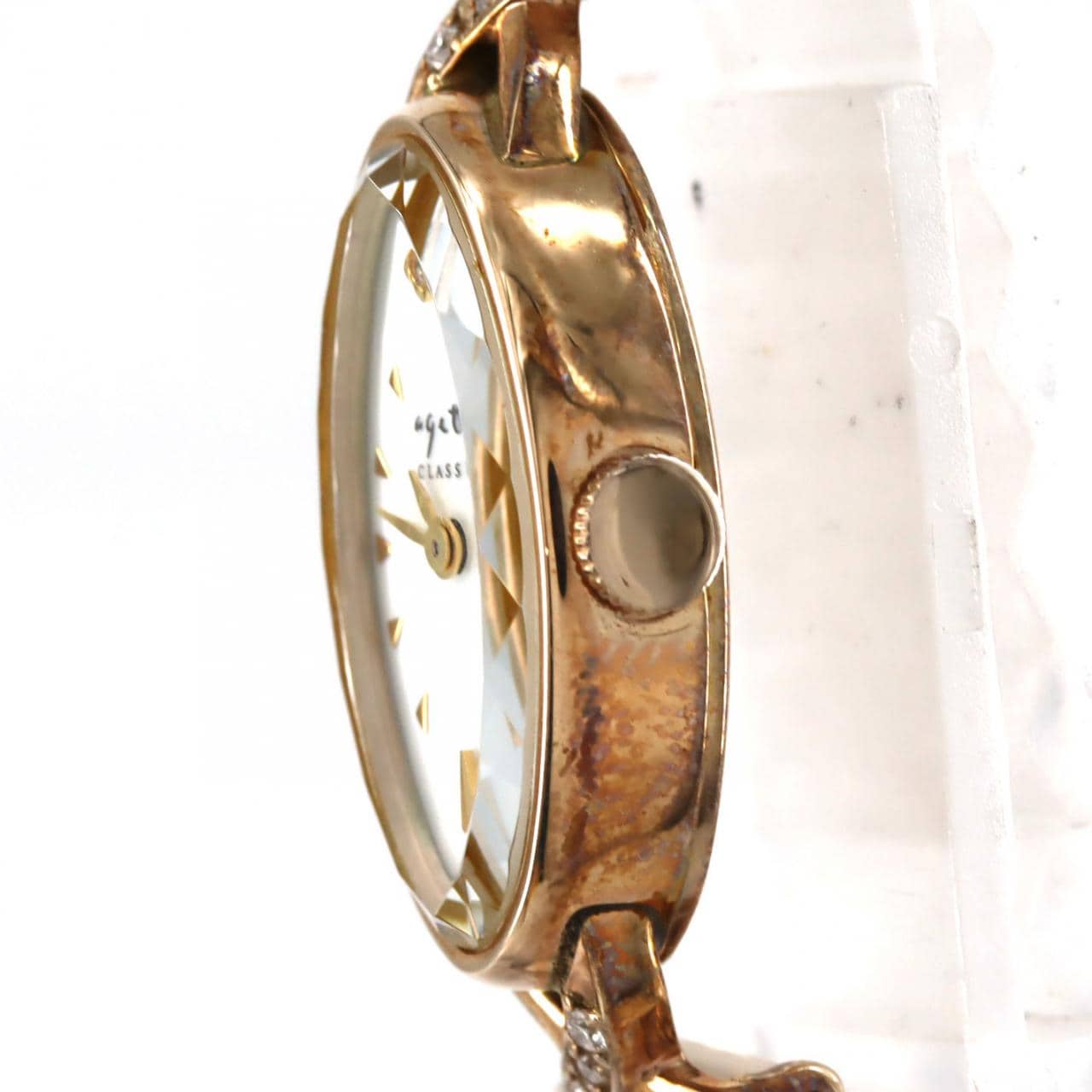 アガット トノーフェイスジュエリーウォッチ PG 1811 PG クォーツ