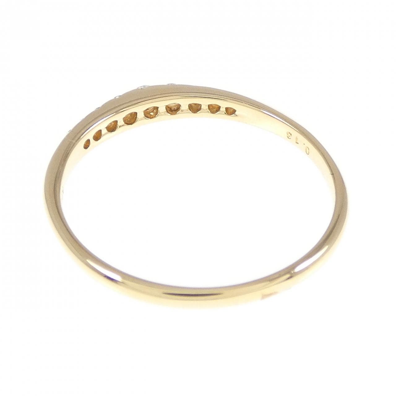 K18YG ダイヤモンド リング 0.13CT