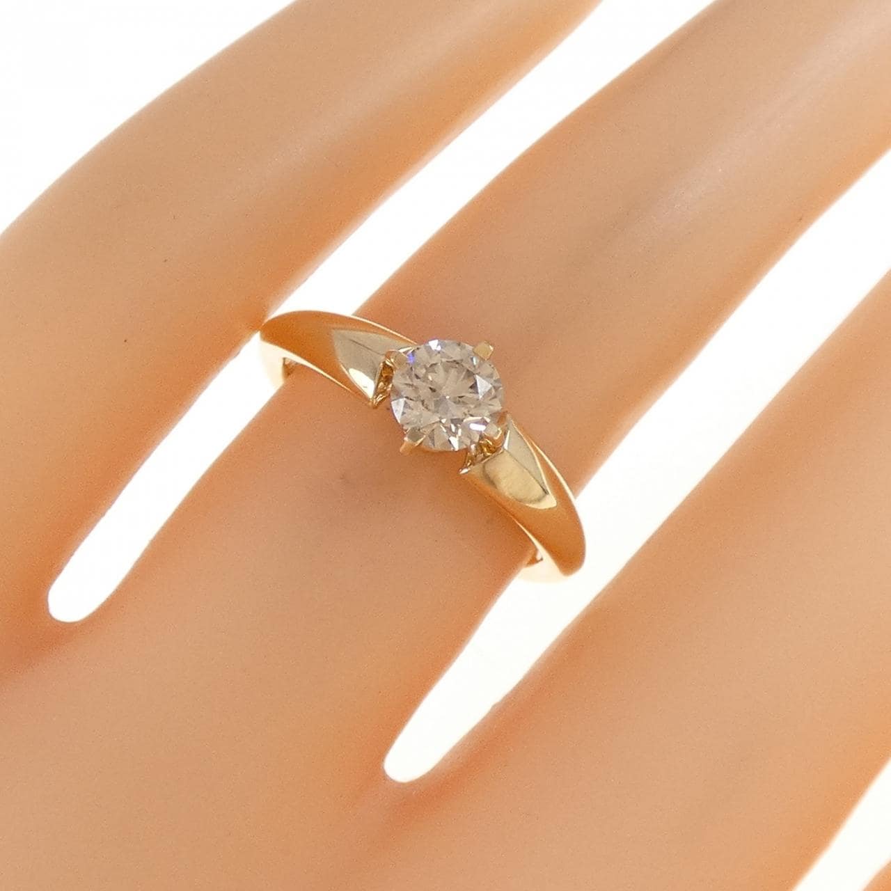 カシケイ ソリティア リング 0.51CT