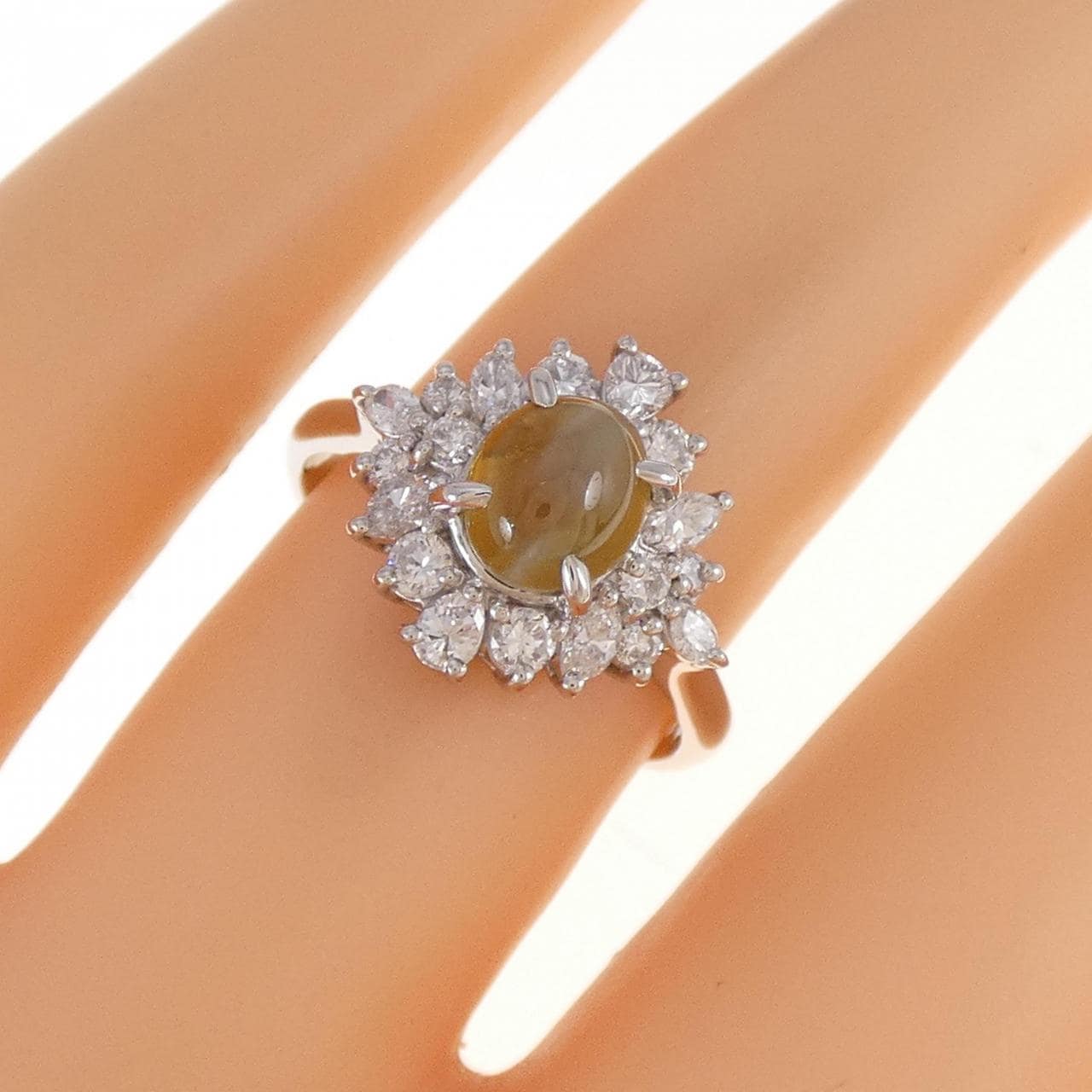 PT クリソベリルキャッツ リング 1.47CT