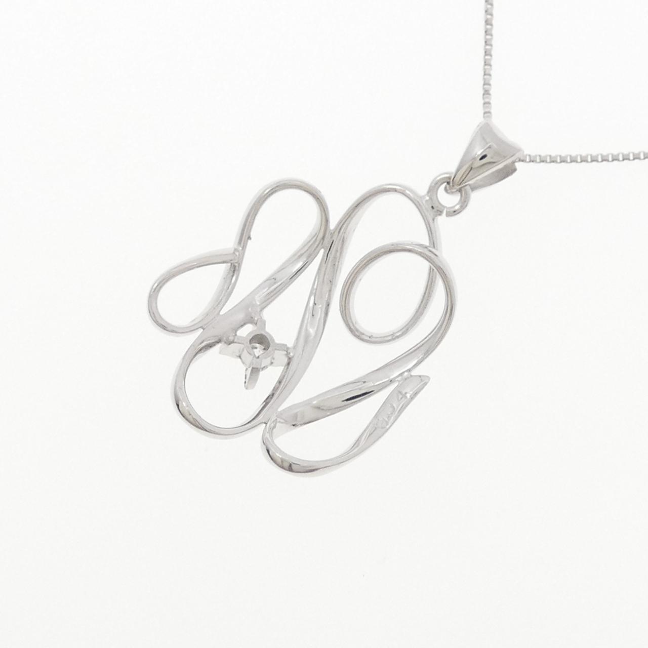 K14WG/K18WG Diamond necklace 0.04CT