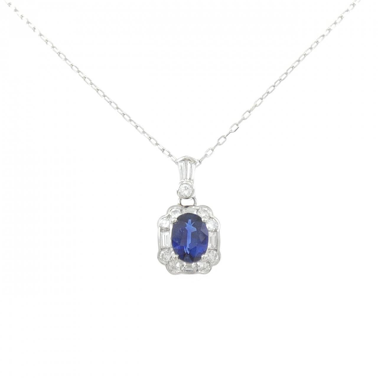 PT900/PT850 サファイヤ ネックレス 1.03CT
