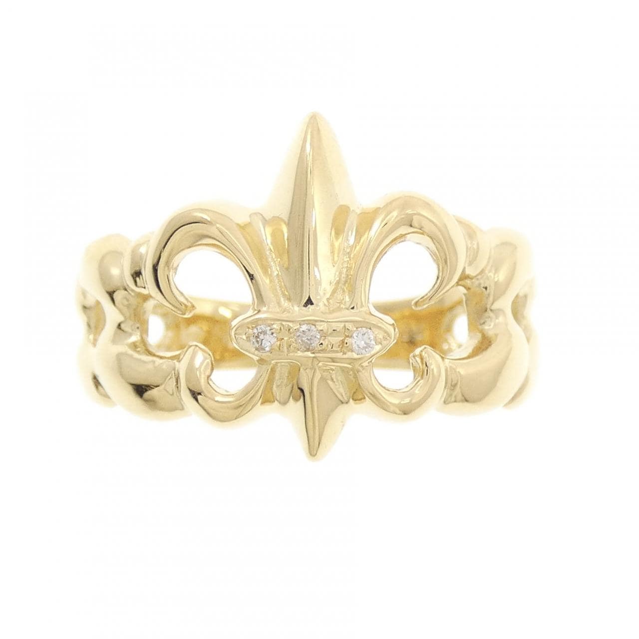 【新品】K18YG ダイヤモンド リング 0.02CT