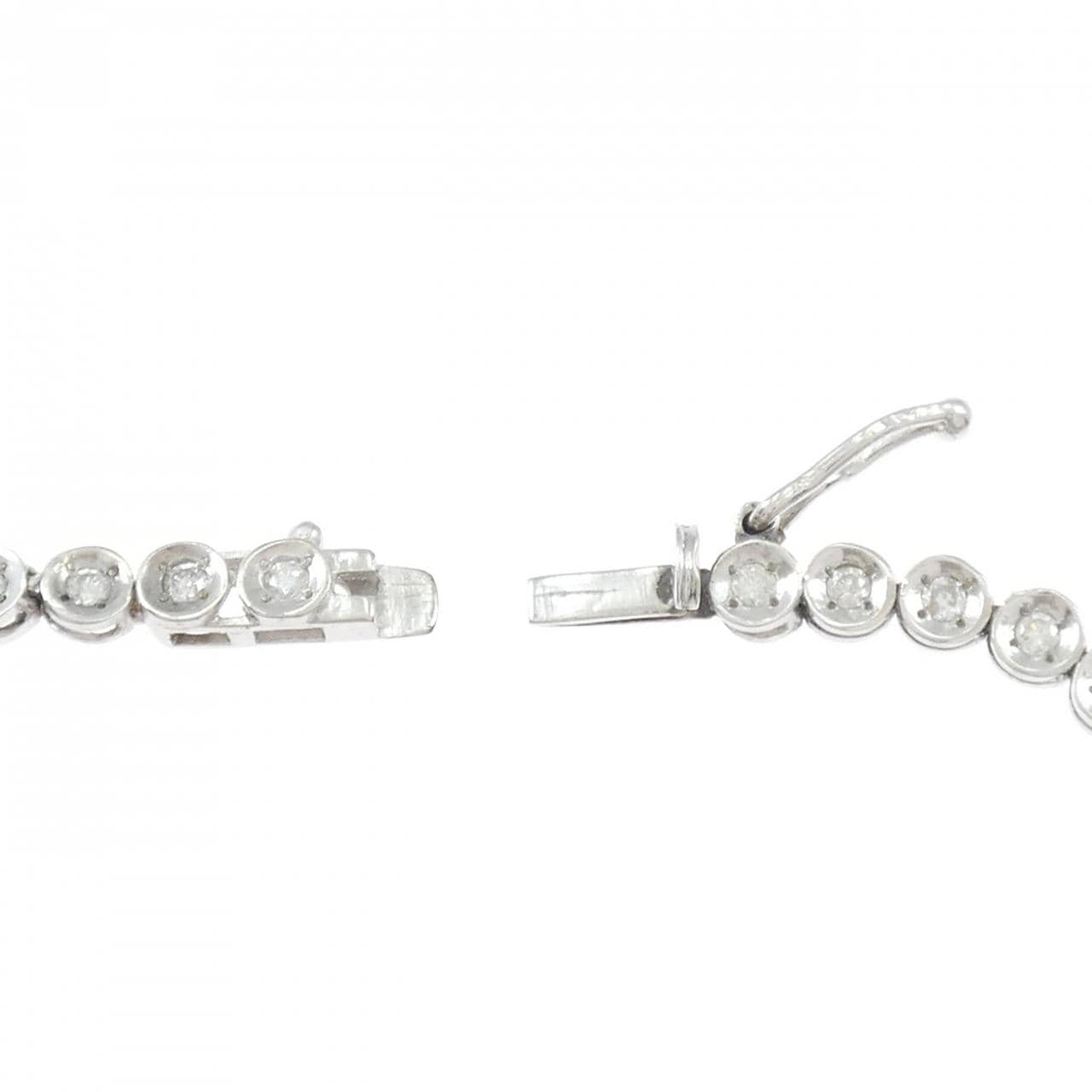 PT900 ダイヤモンド ブレスレット 1.00CT