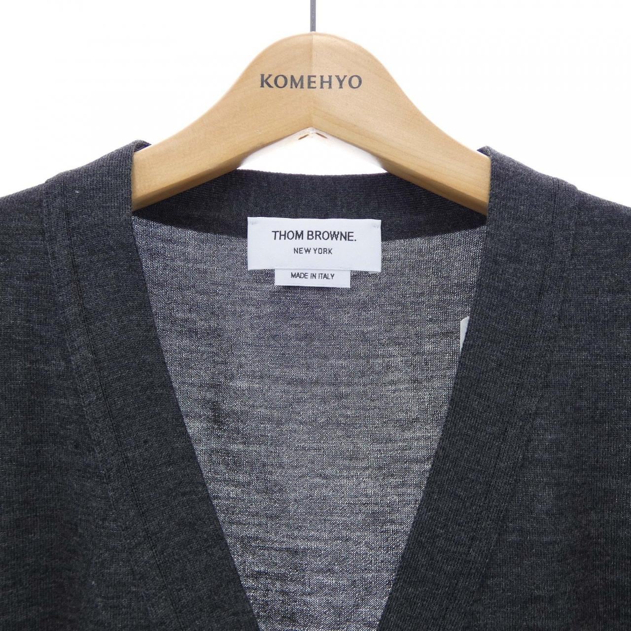 トムブラウン THOM BROWNE メリノウール 4BAR クラシック カーディガン MKC002A カーディガン